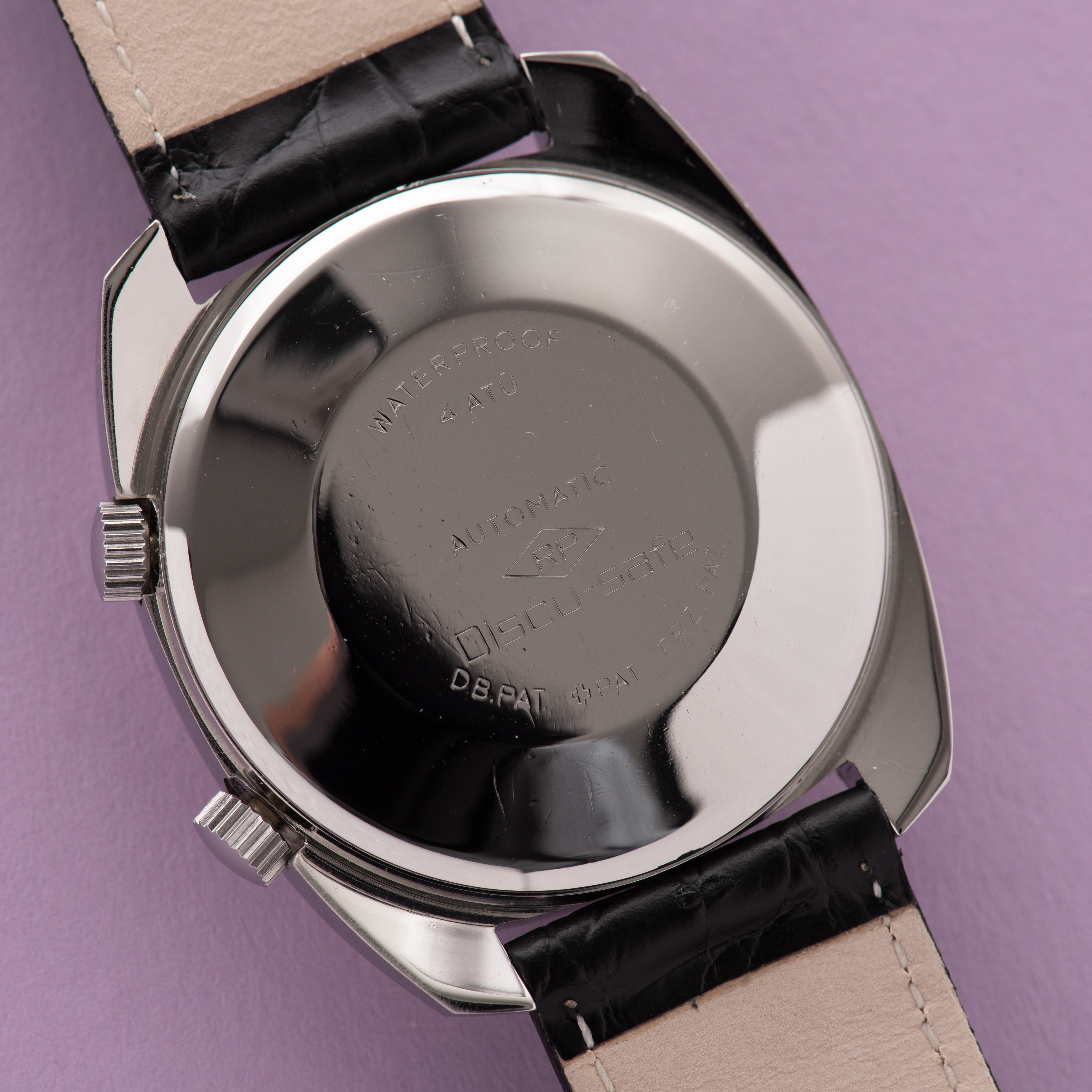 View of Arctos Automatic Day-date 25rubis Incabloc Alarm AS 5008