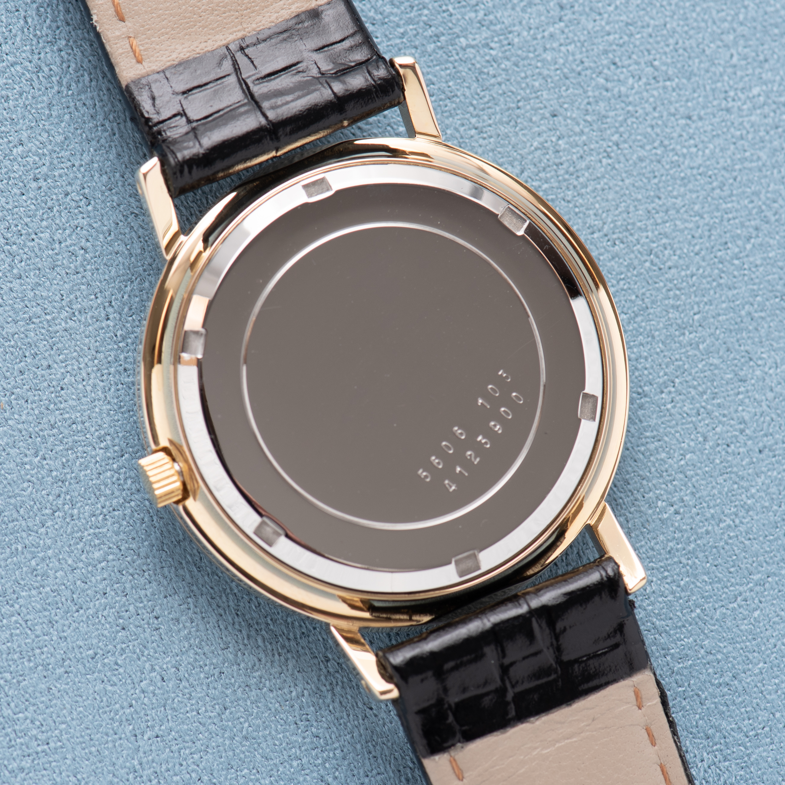 Vue de Certina Automatic Blue Ribbon Gold Capped/Steel from 1970 réf 5606 103