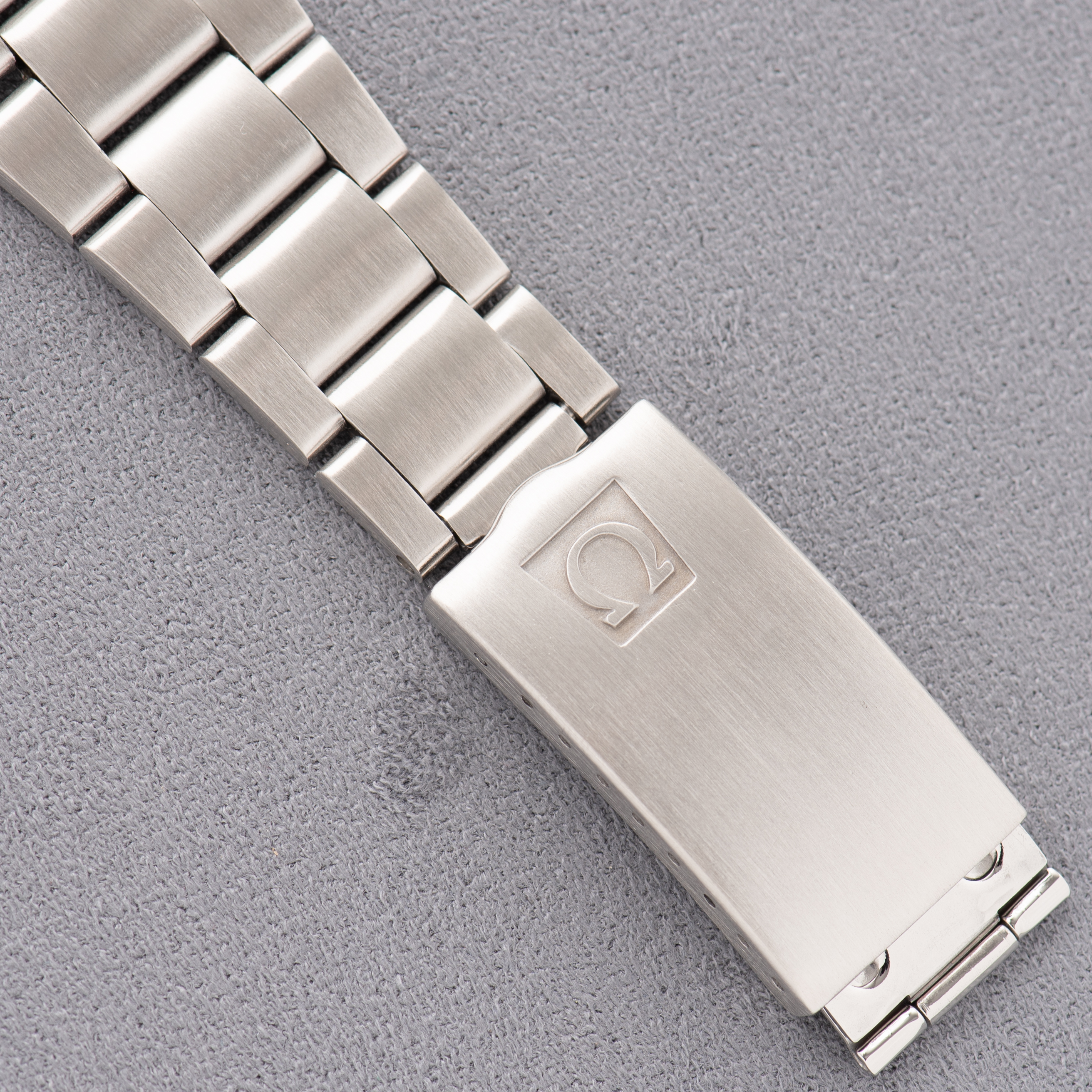 View of Omega Geneva Dynamic Mechanics Blue Dial from 1969 Ref 166.039