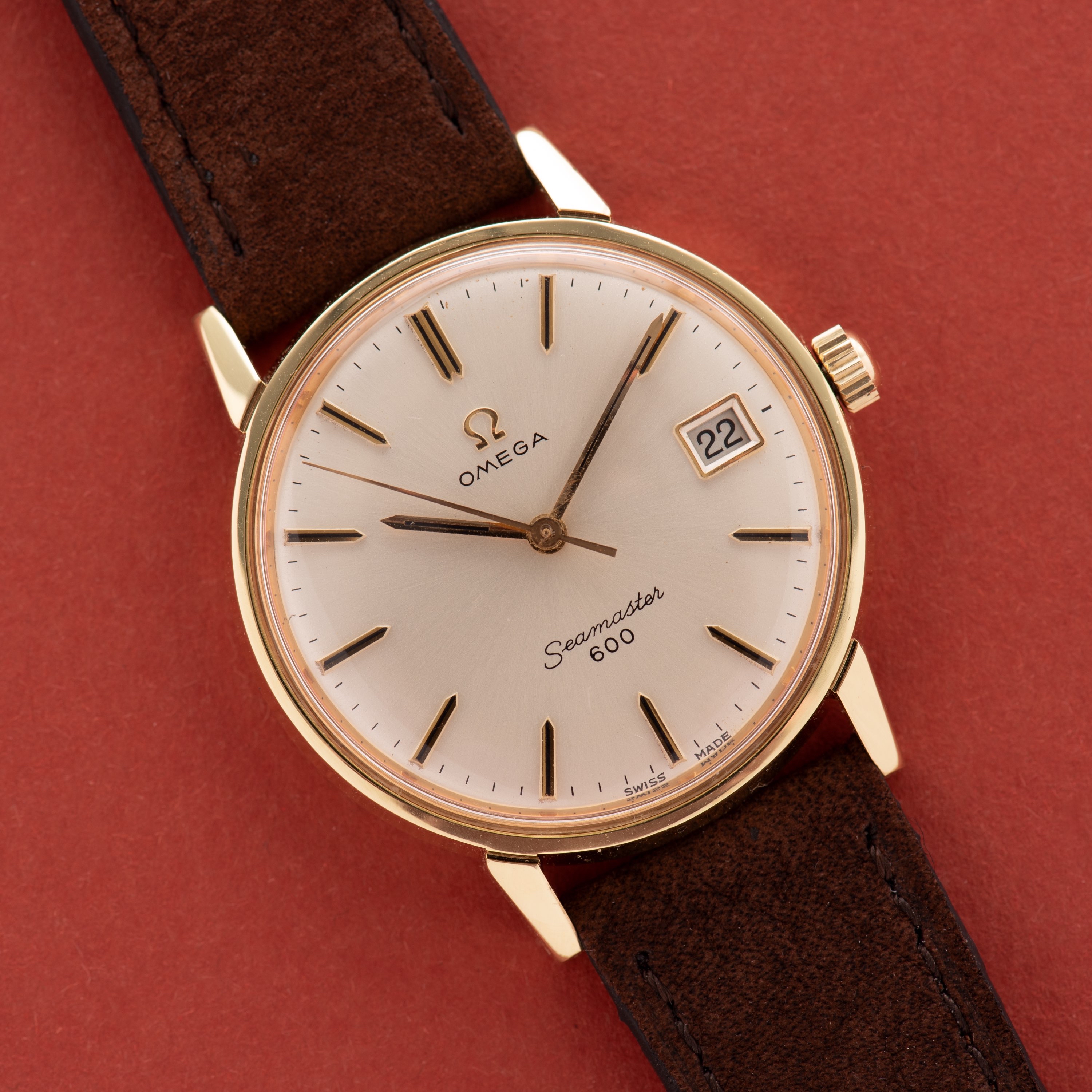 View of Omega Seamaster 600 réf 136.011 cal 611 from 1965