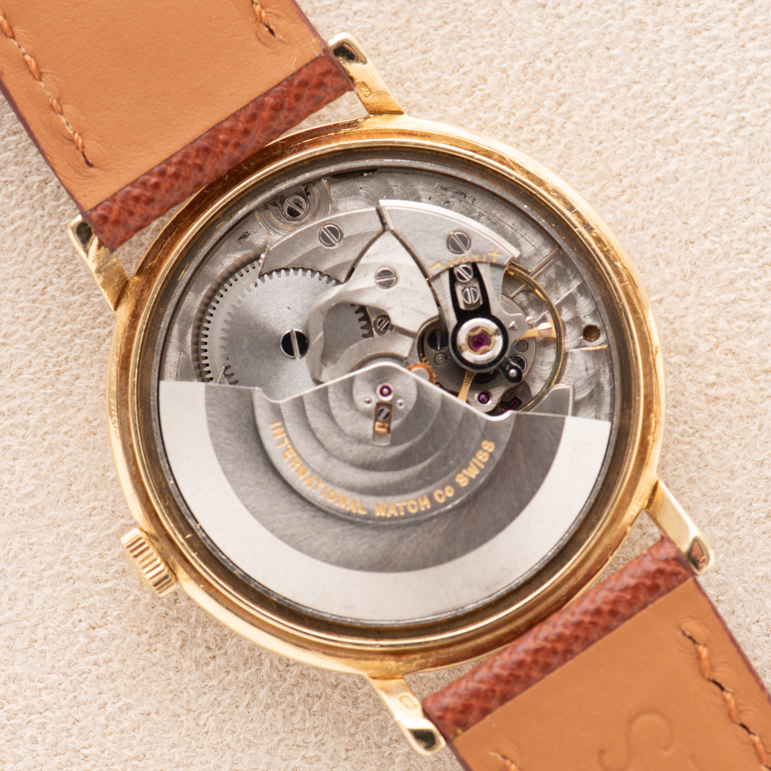 View of International Watch Co Schaffhausen Automatic cal 854 ref R807A