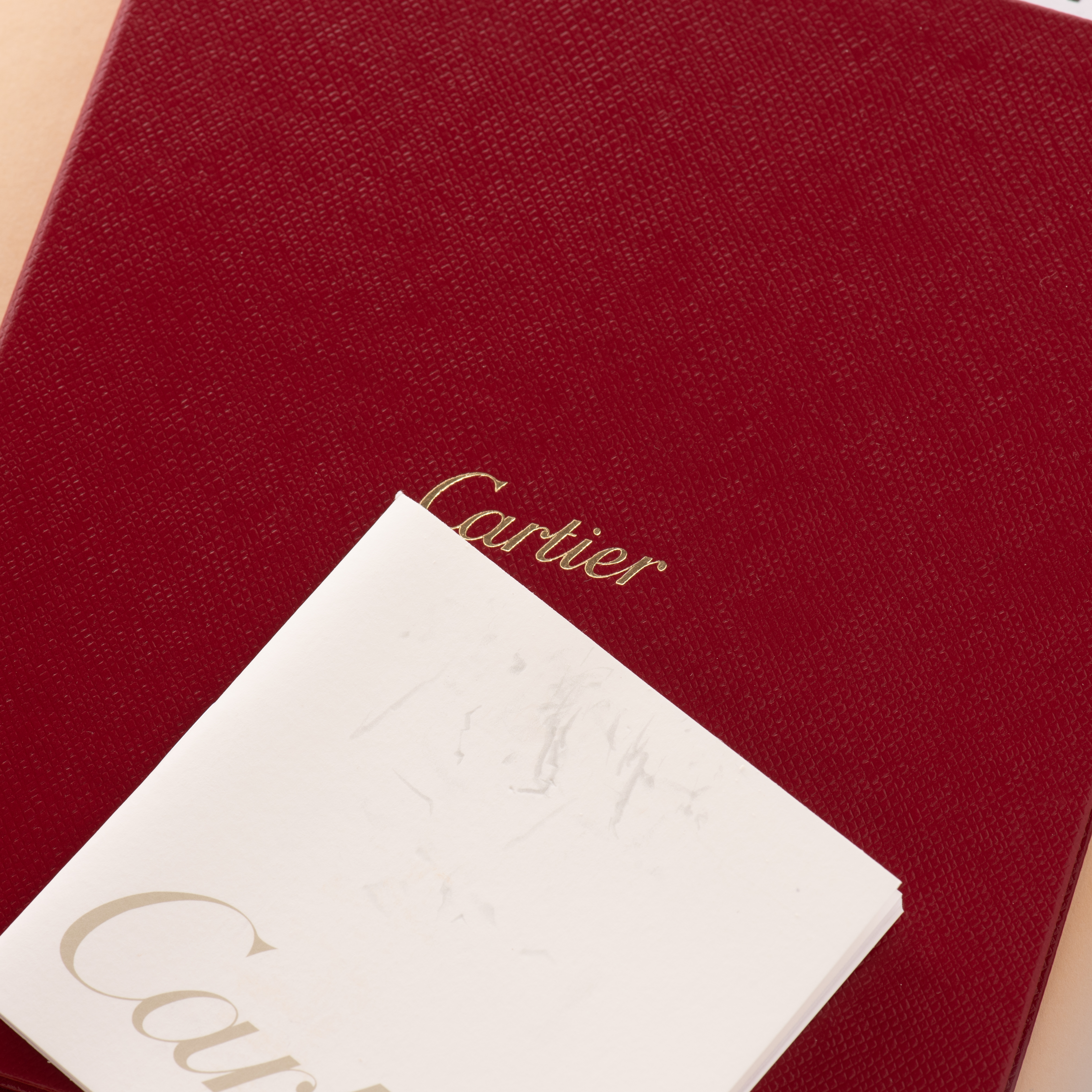 Zicht op Cartier Tank Solo LM ref 3167 Gold 18K/Steel Volledige set