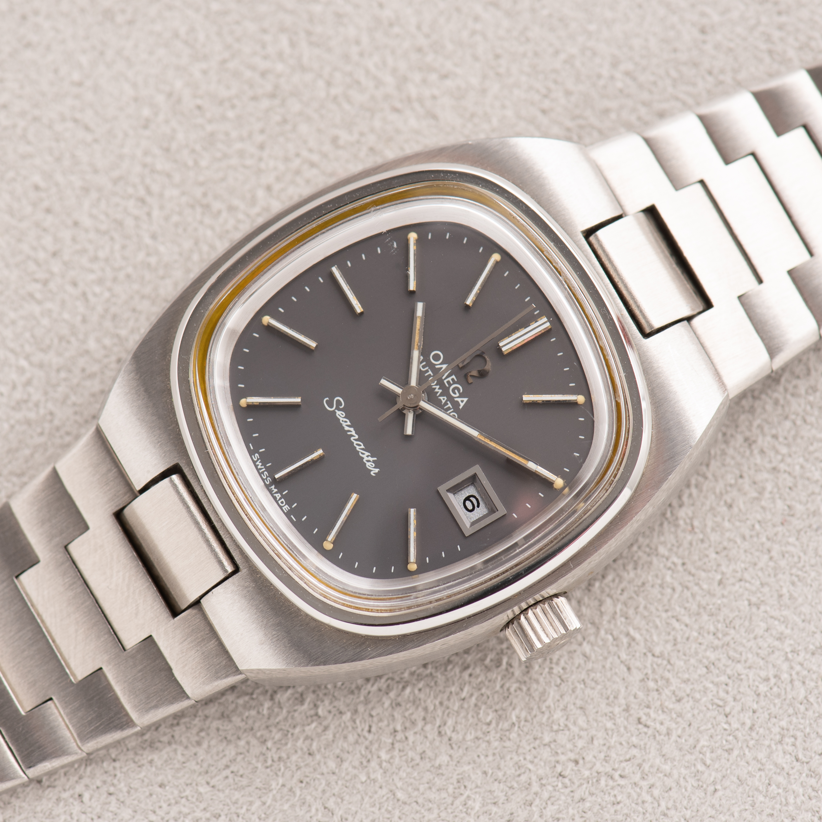 View of Omega Automatic Seamaster ref ST 766-0819 New Old Stock from 1970