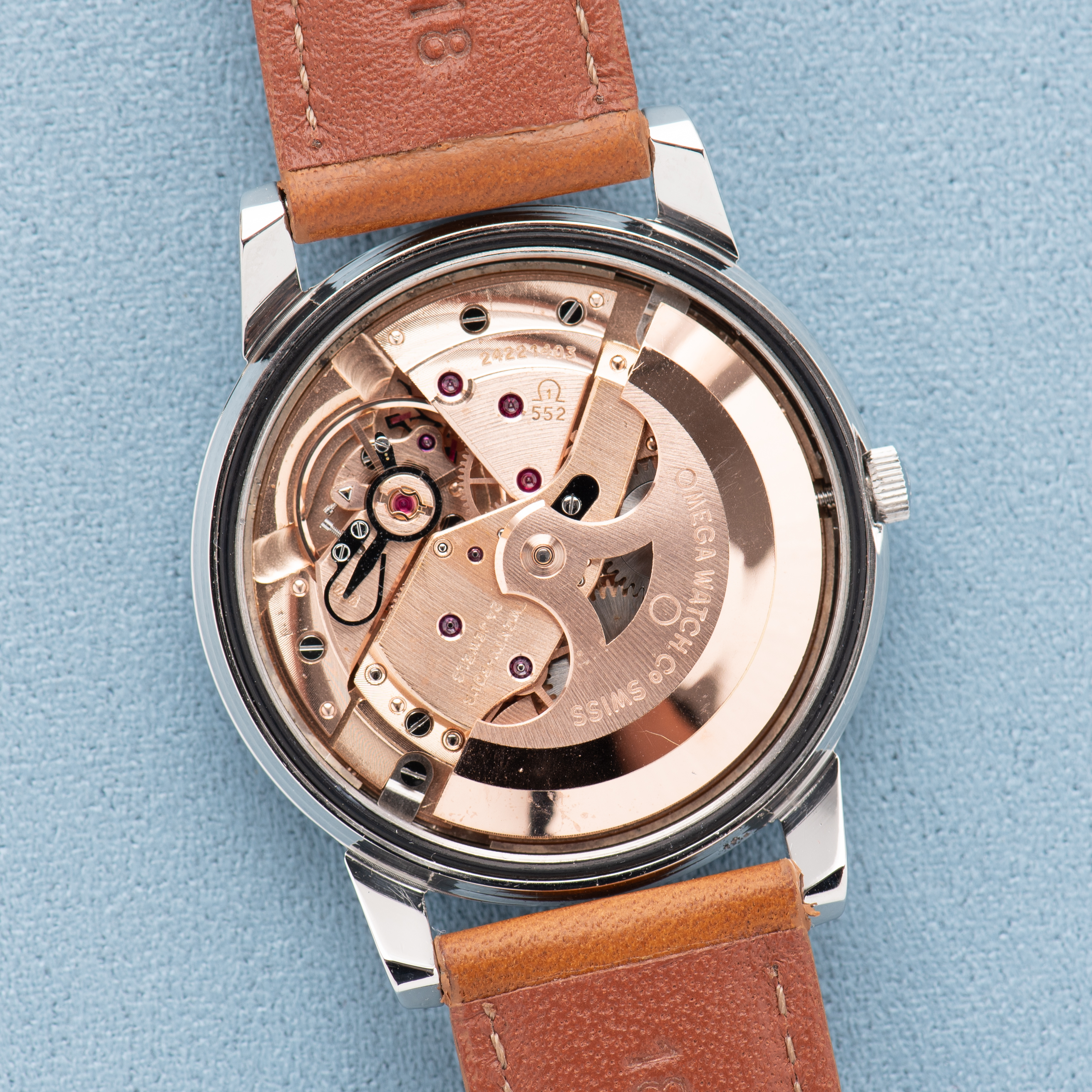 View of Omega Seamaster Automatic Silver Dial – Ref. 165.003 – 1966