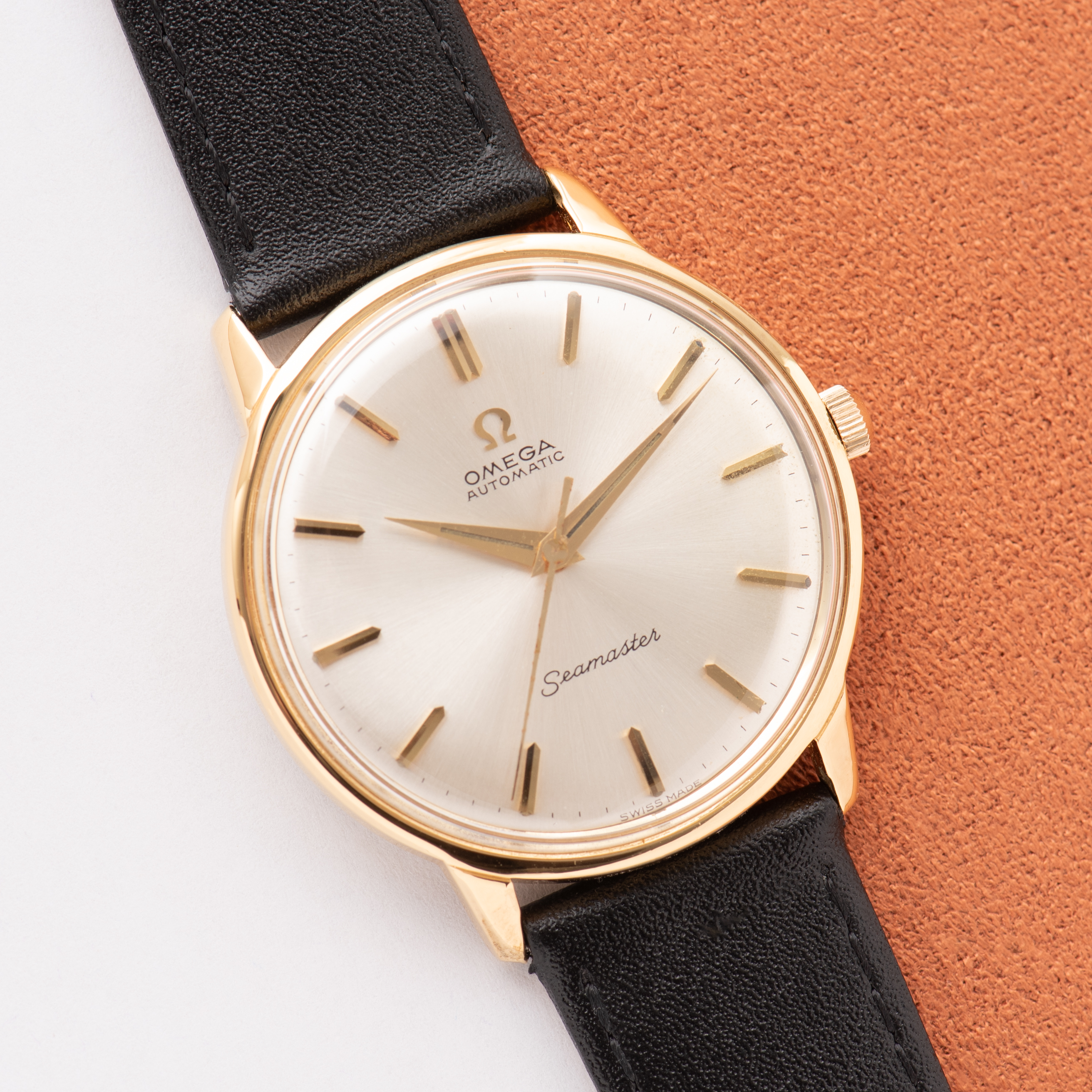 View of Omega Automatic Seamaster Gold Plated/steel Réf 165.001 from 1962