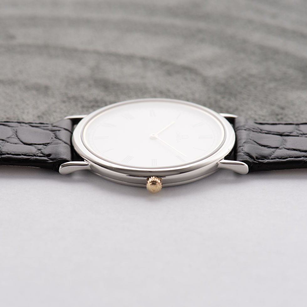 Miniature : Omega Quartz White dial Chiffres Romains réf 195.0075 cal 1378