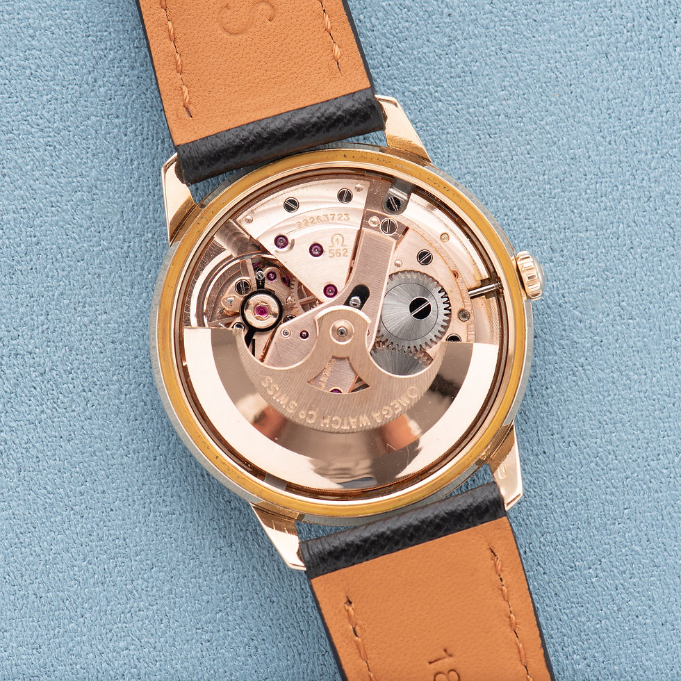 Miniature : Omega Automatic Seamaster Date Pink Gold 18k from 1965 Réf 166.001