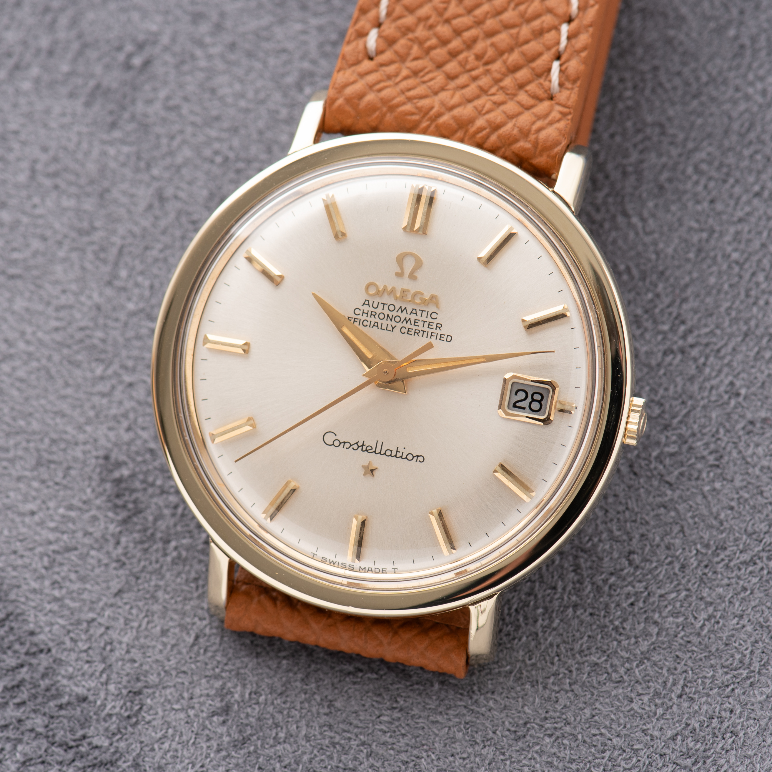 Zicht op Omega Automatic Chronometer Officially Certified Constellation réf 168.004