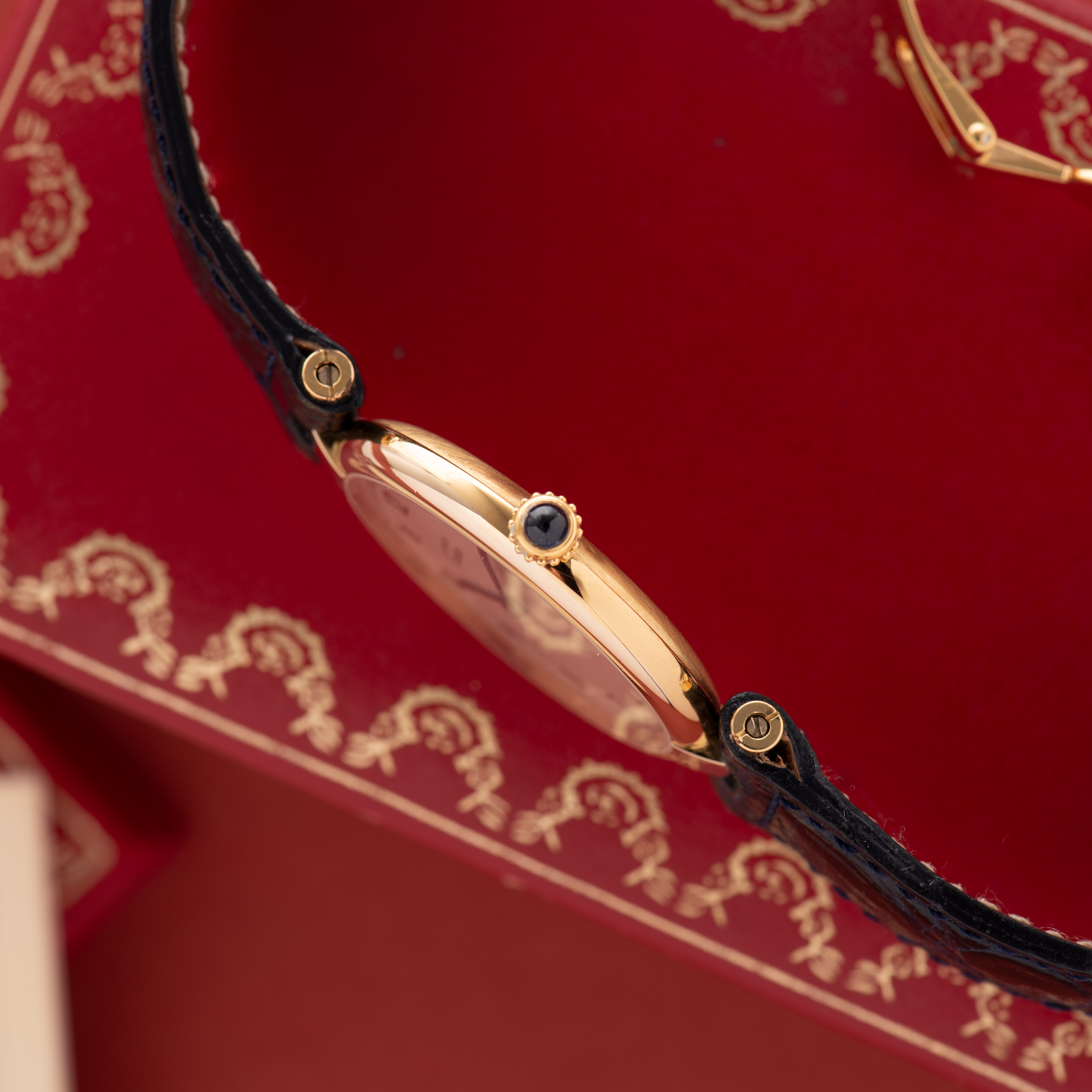 View of Cartier Must by Vendome Silver Arabic dial Quartz ref 590003 Full Set