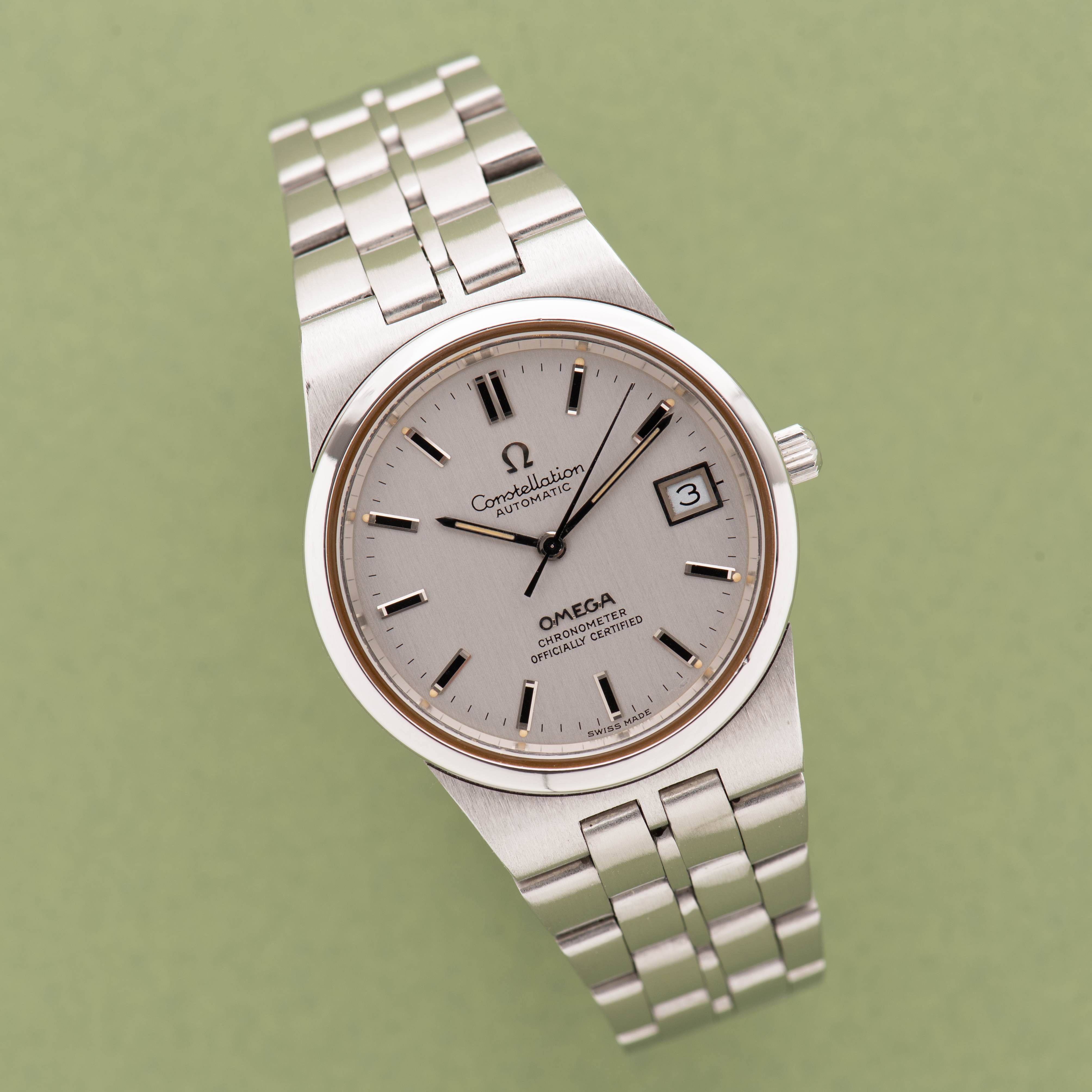 Vue de Omega Constellation Automatic Japan Domestic Market JDM Réf 168.0055 from 1971