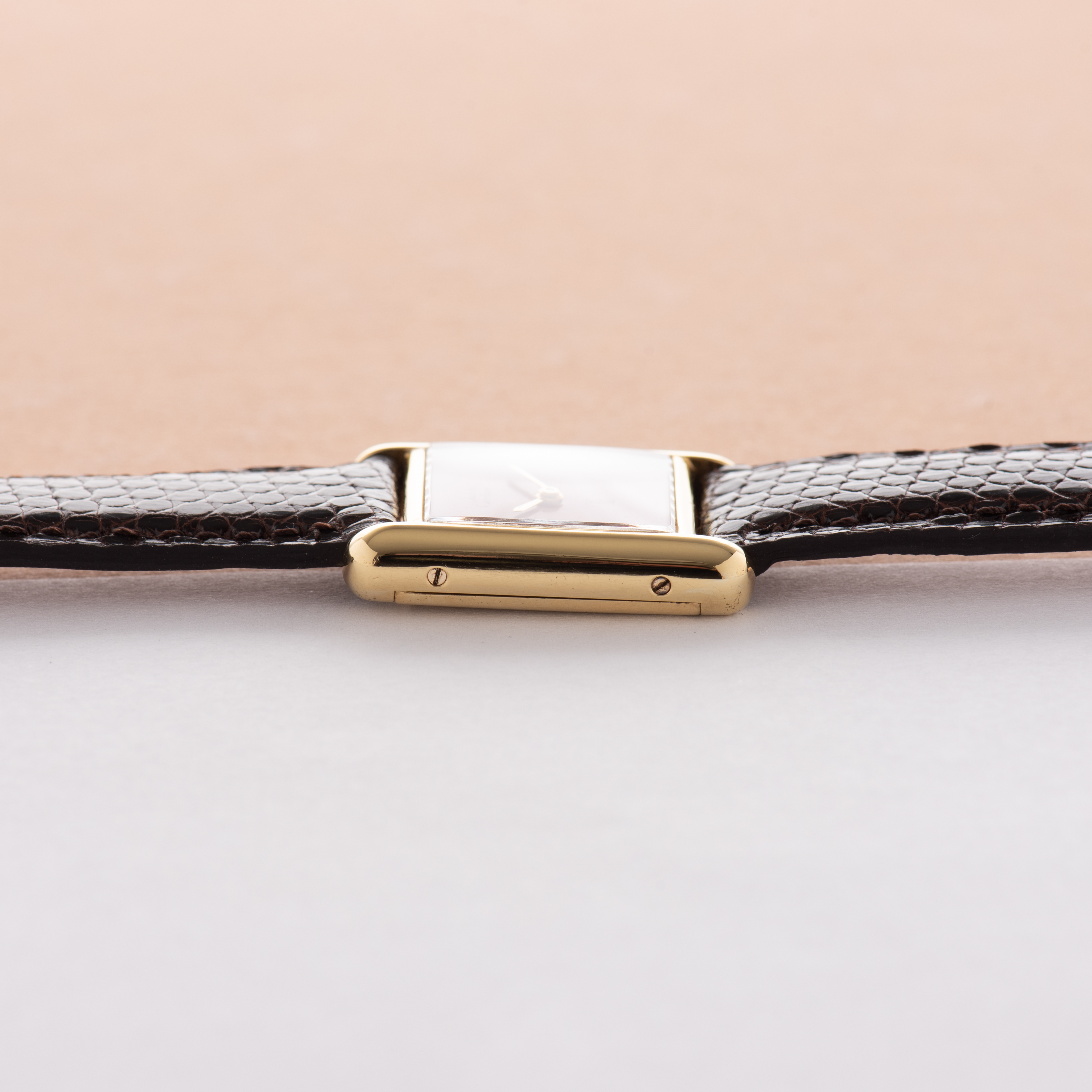 Vue de Cartier Must de Tank de Must Vermeil Bordeau Dial cal 78-1