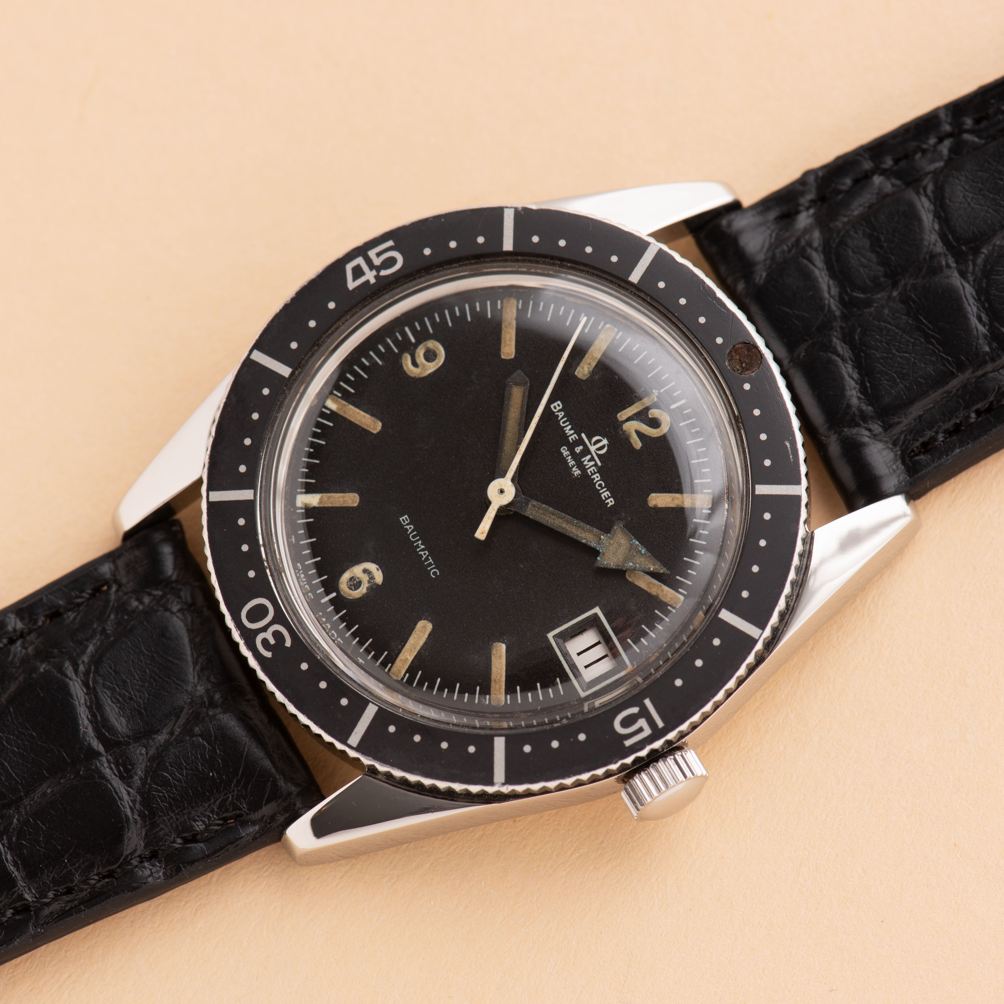 Zicht op Baume & Mercier Genève Baumatic Divers AS 1712/13