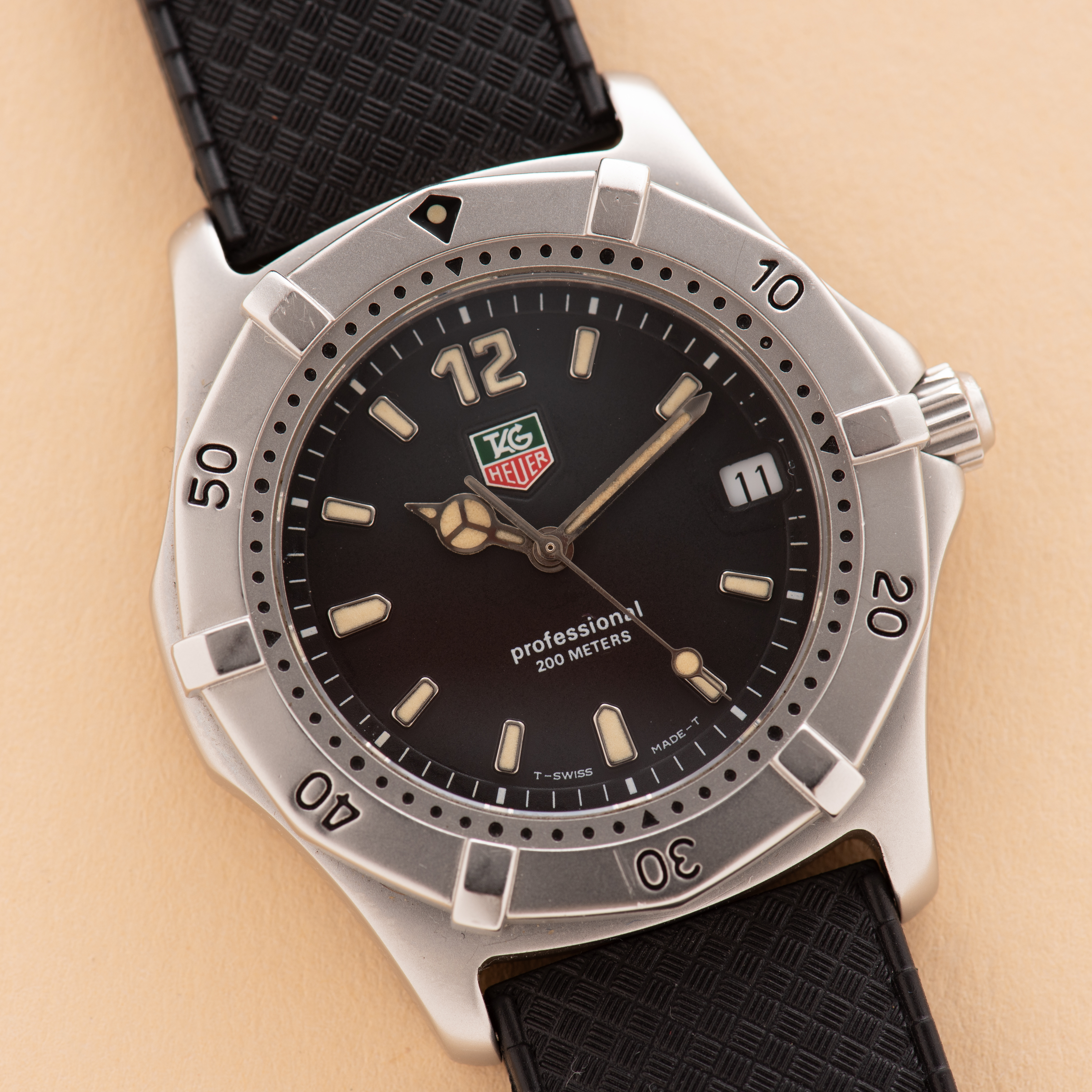 View of TAG Heuer Professional 200 meters Diver Ref WK1110