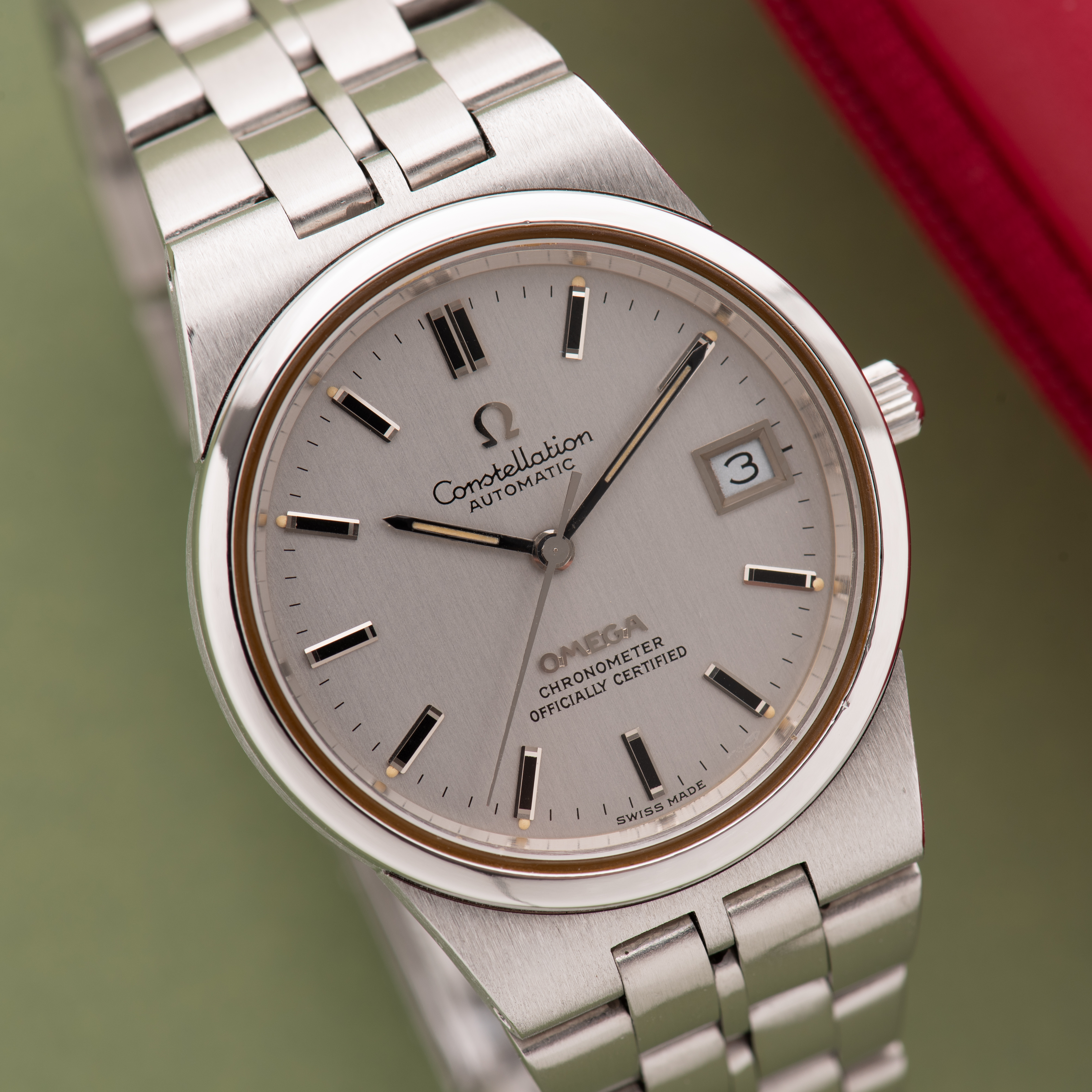Vue de Omega Constellation Automatic Japan Domestic Market JDM Réf 168.0055 from 1971