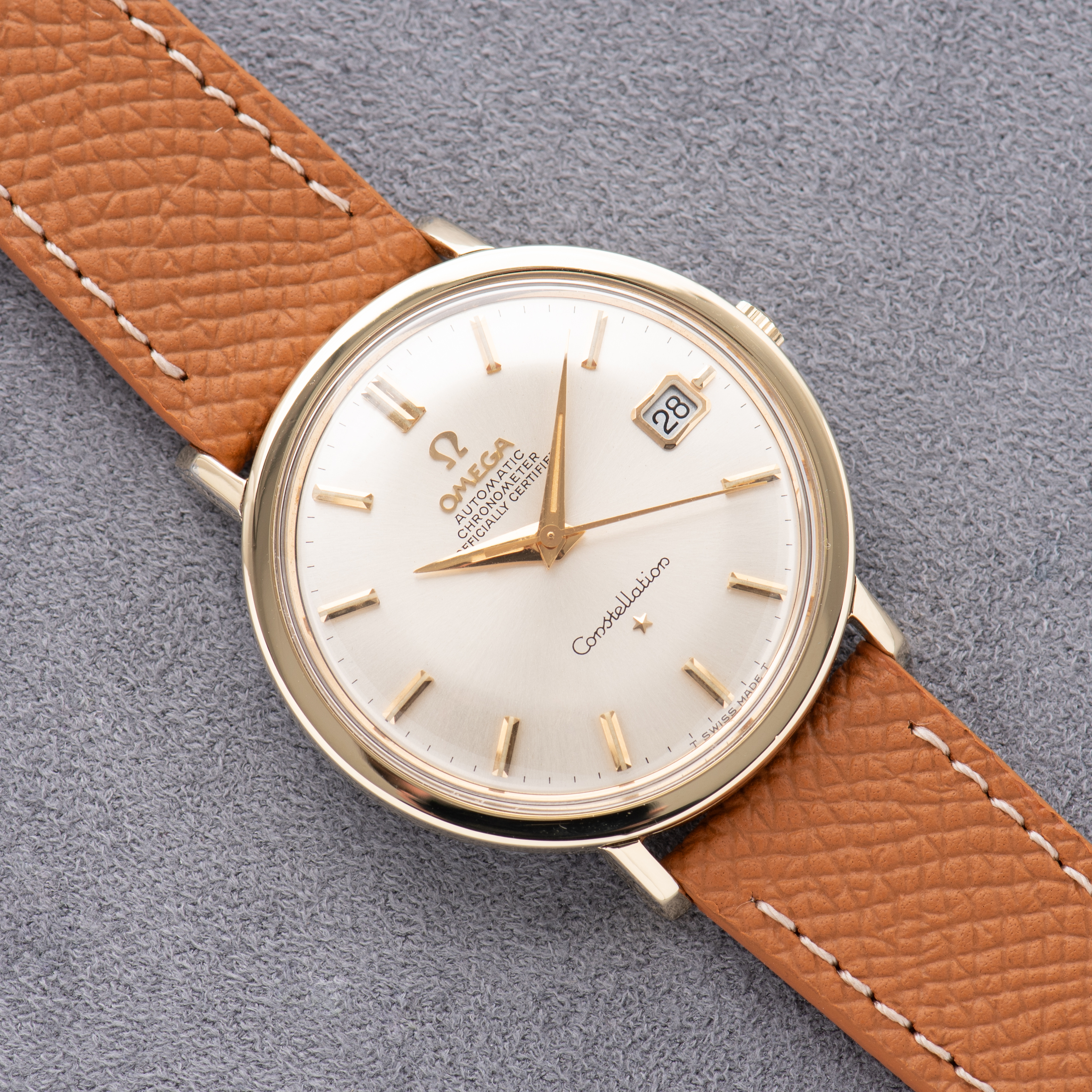 Zicht op Omega Automatic Chronometer Officially Certified Constellation réf 168.004