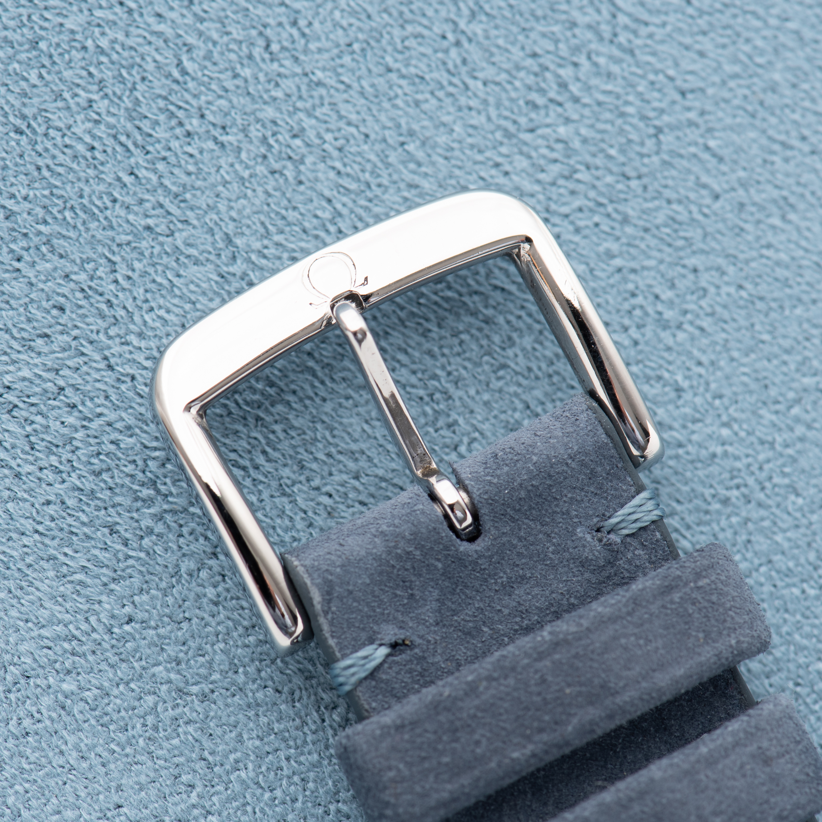 View of Omega Automatic Geneva Date Blue Dial Ref 166.070 from 1969