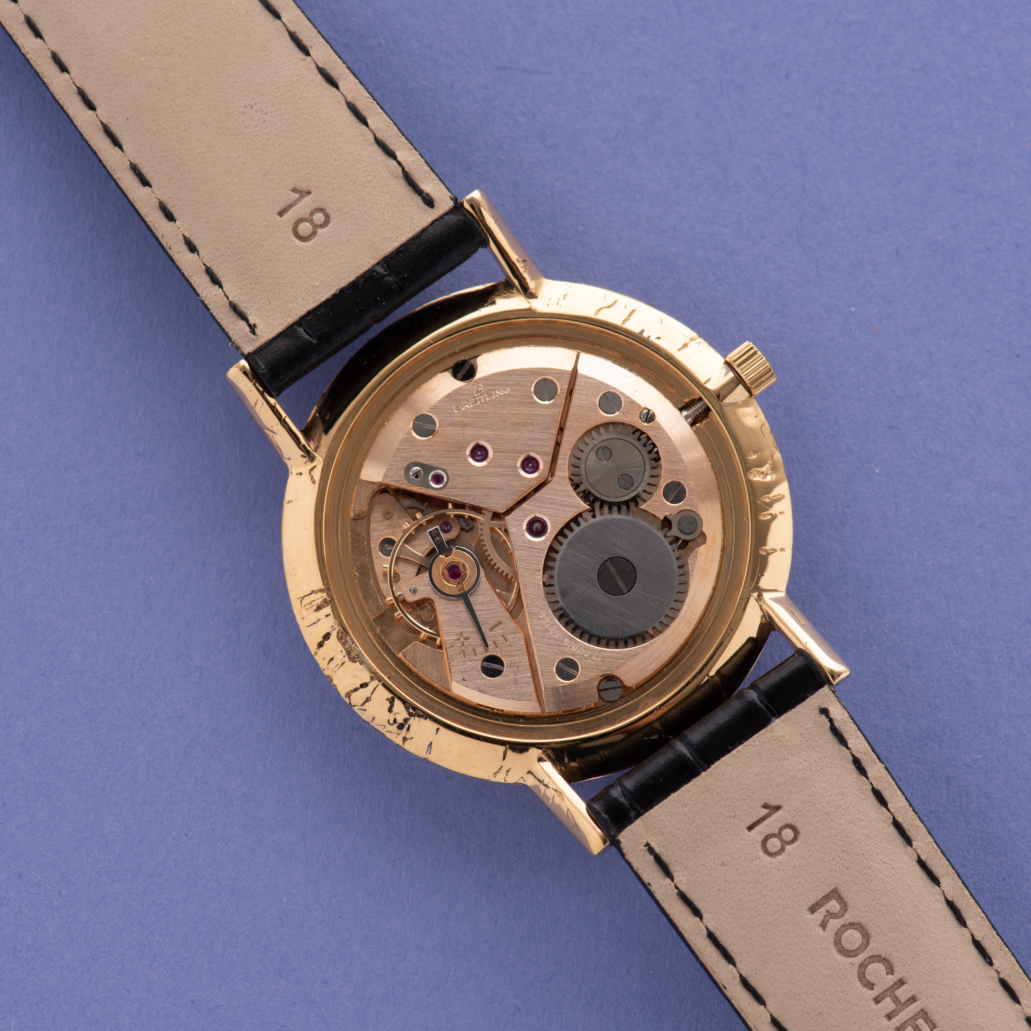 View of Breitling Genève mécanique from 1960