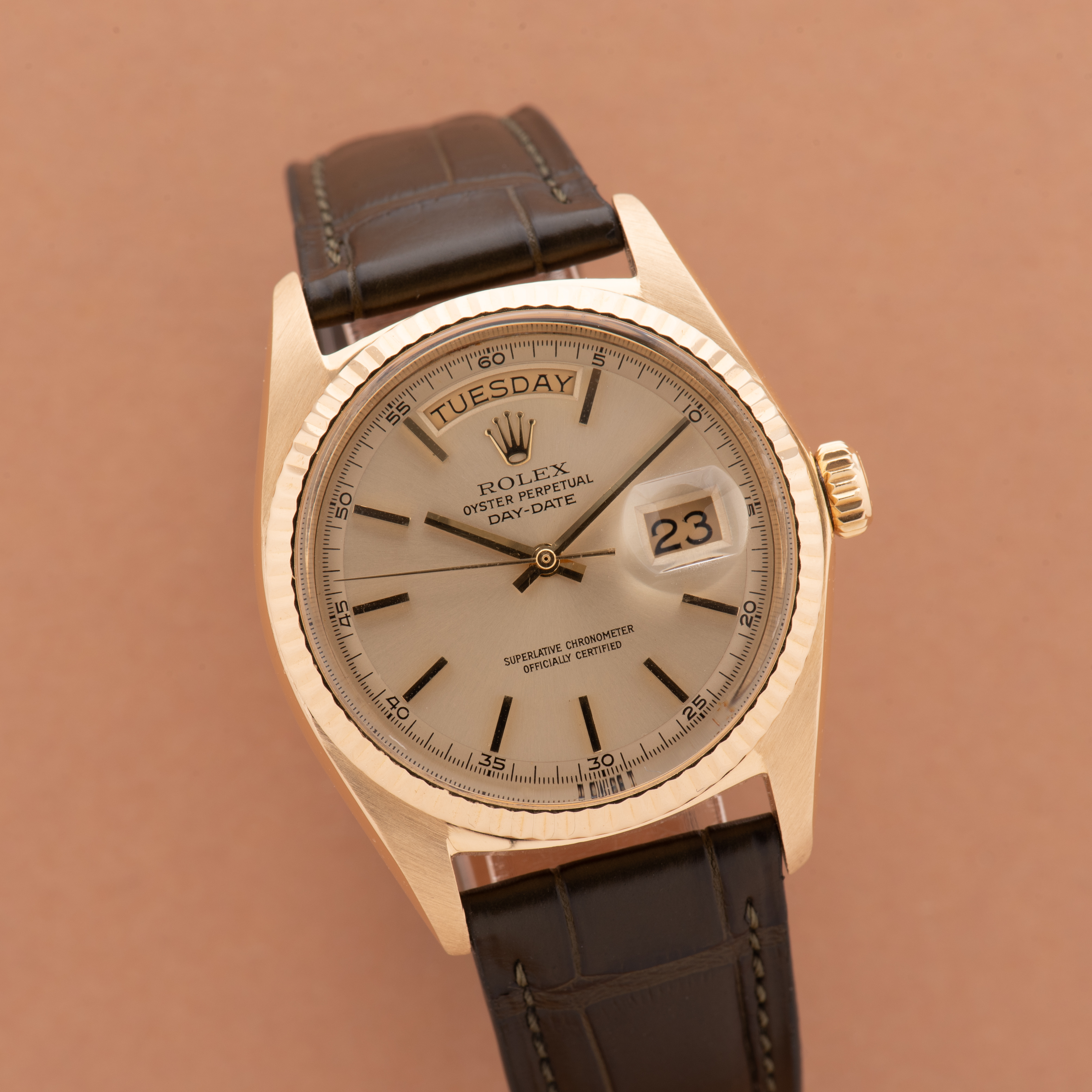 Vue de Rolex Oyster Perpetual Day-Date Chronometer réf 1807 cal 1556 from 1960