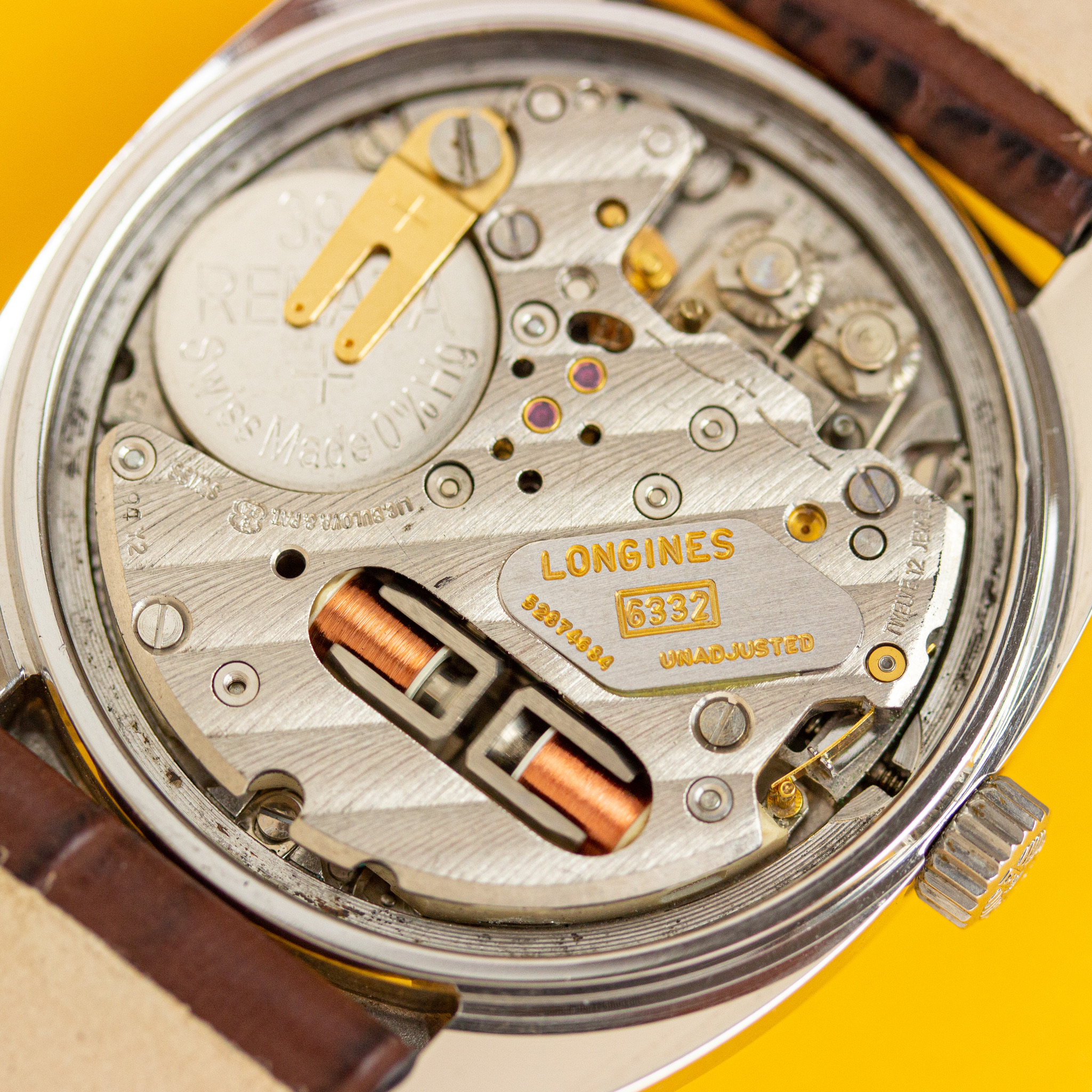 View of Longines Conquest Ultronic réf 1533-2 742 cal 6312