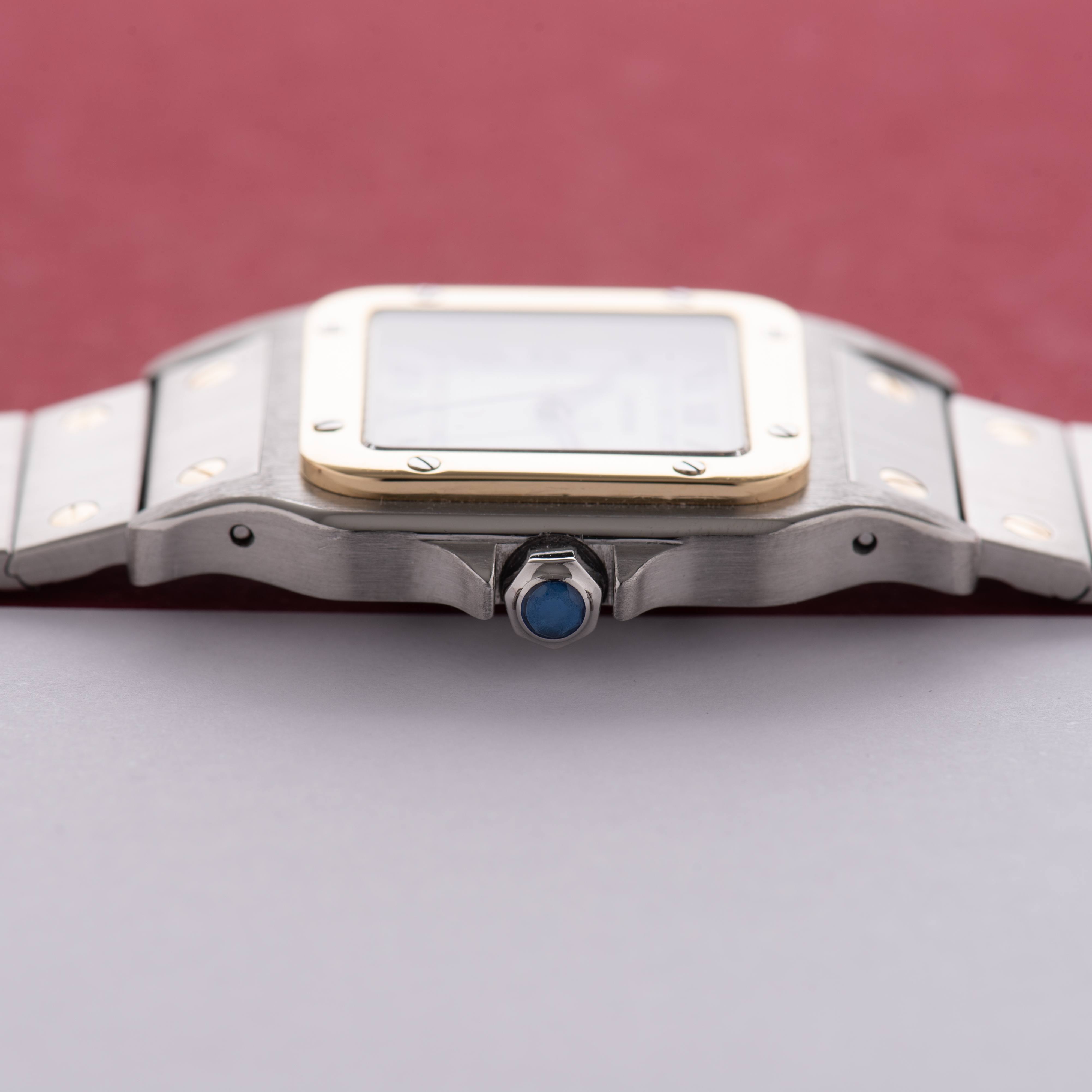 Vue de Cartier Santos Galbée or/acier réf 2961