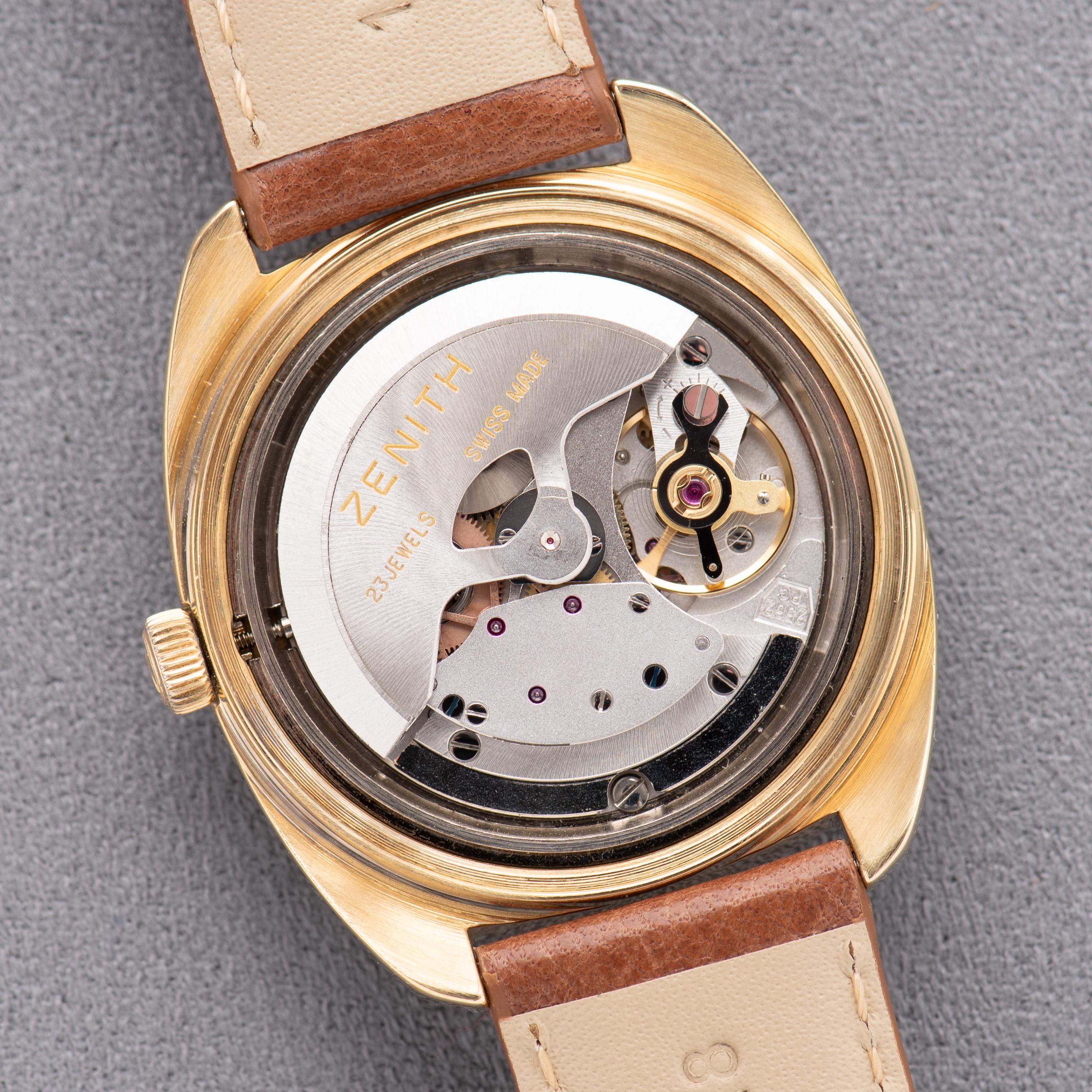 Vue de Zenith Automatic 28800 AutoSport réf 20-1290-290 cal 2562PC