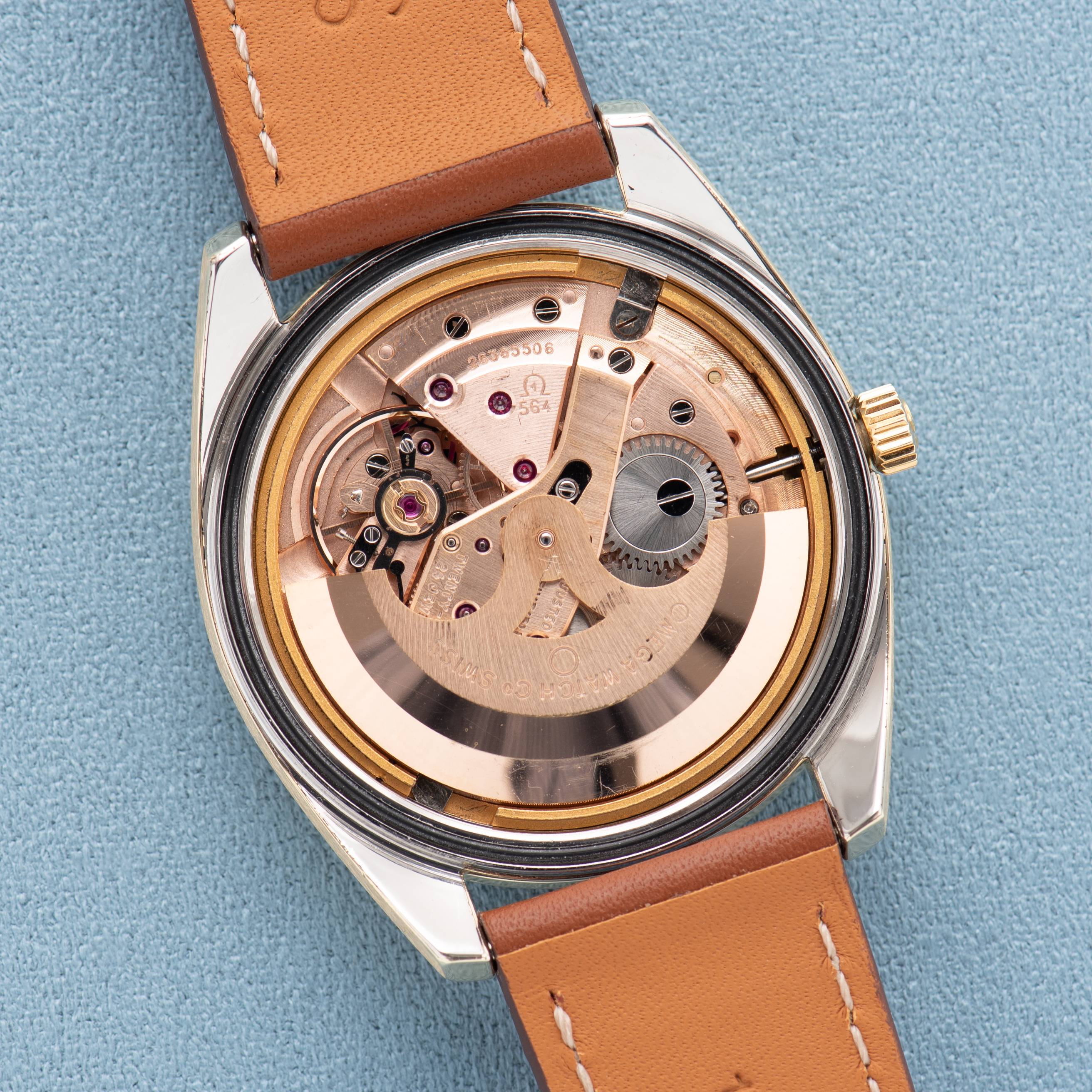 Zicht op Omega Automatic Chronometer Officialy Certified Seamaster ref 168.022/166.028