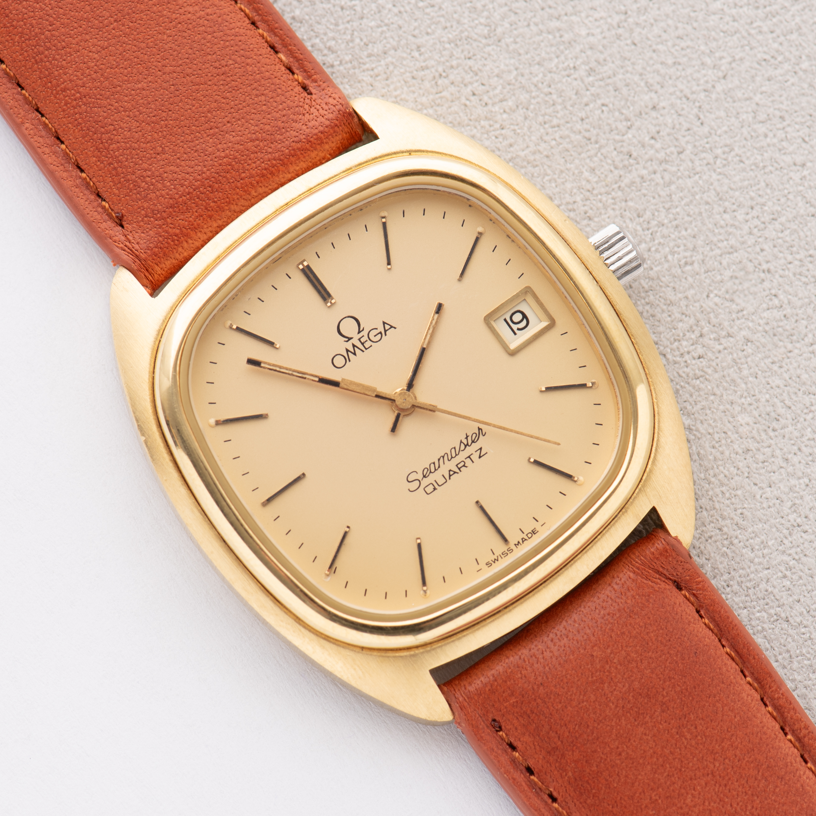 Vue de Omega Seamaster Quartz from 1979 cal 1342 Réf 196.0106
