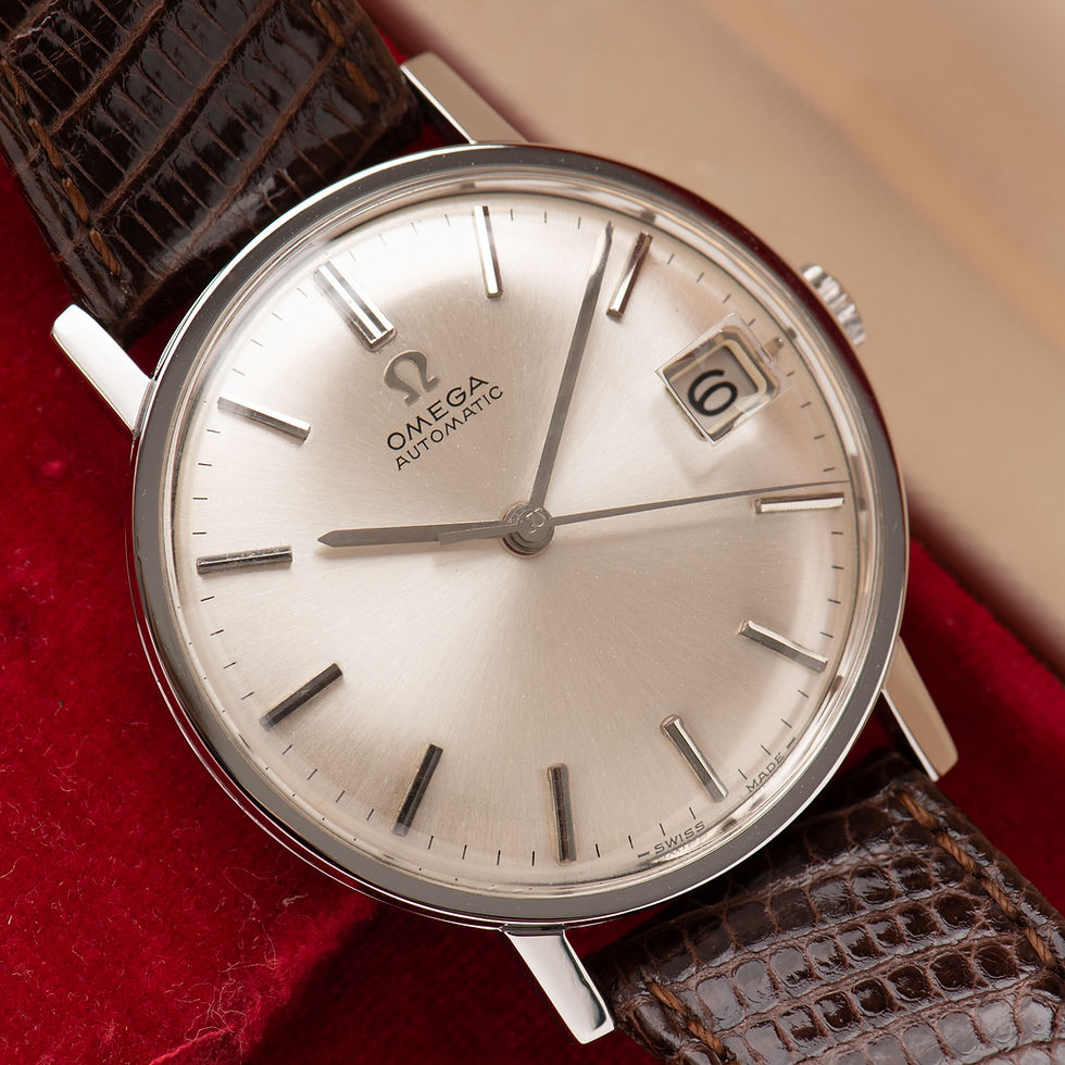 Thumbnail: Omega Automatic Date Dress Watch – Réf. 162.009 – 1964