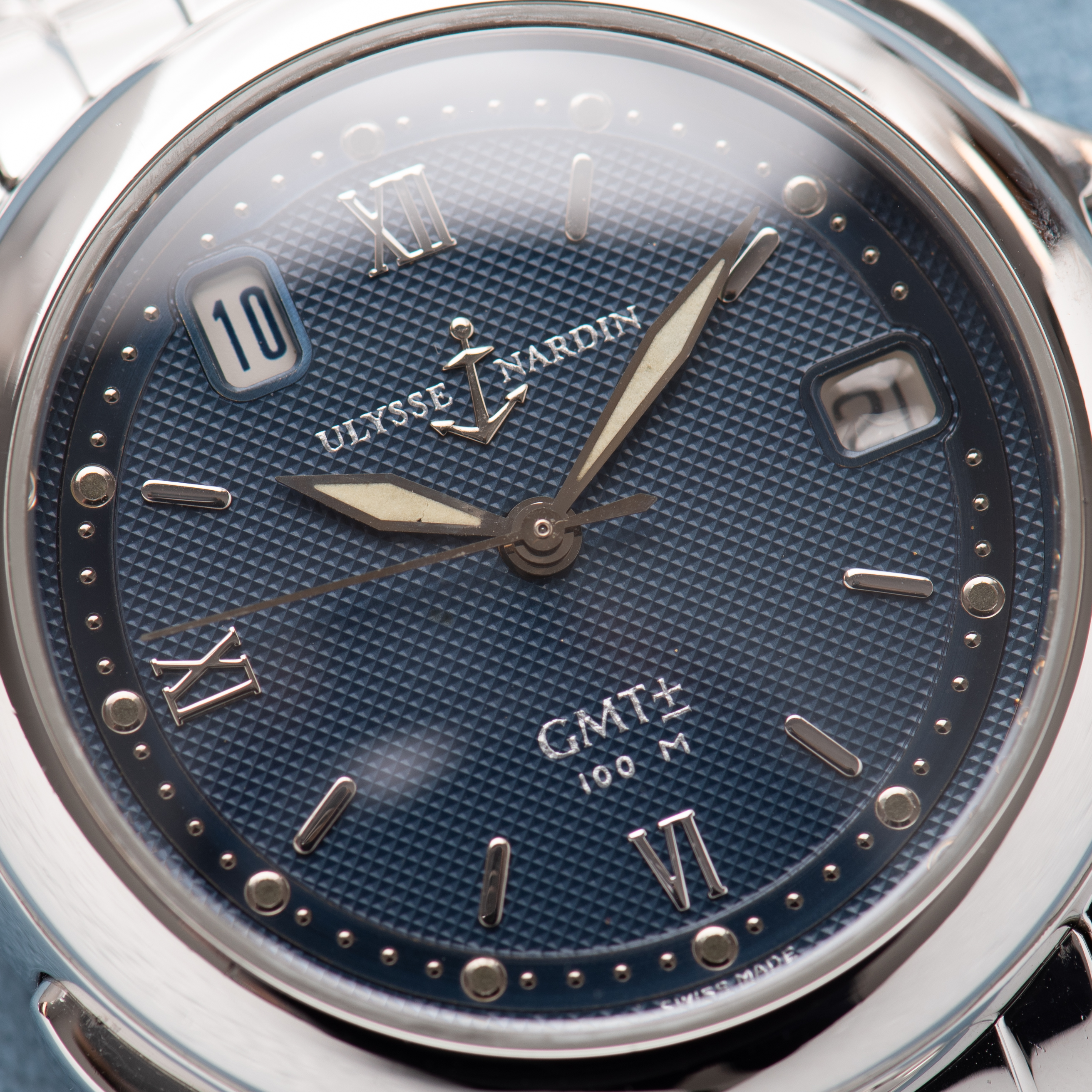 Zicht op Ulysse Nardin Automatic San Marco GMT 100m Ref 203-22 N* 1496