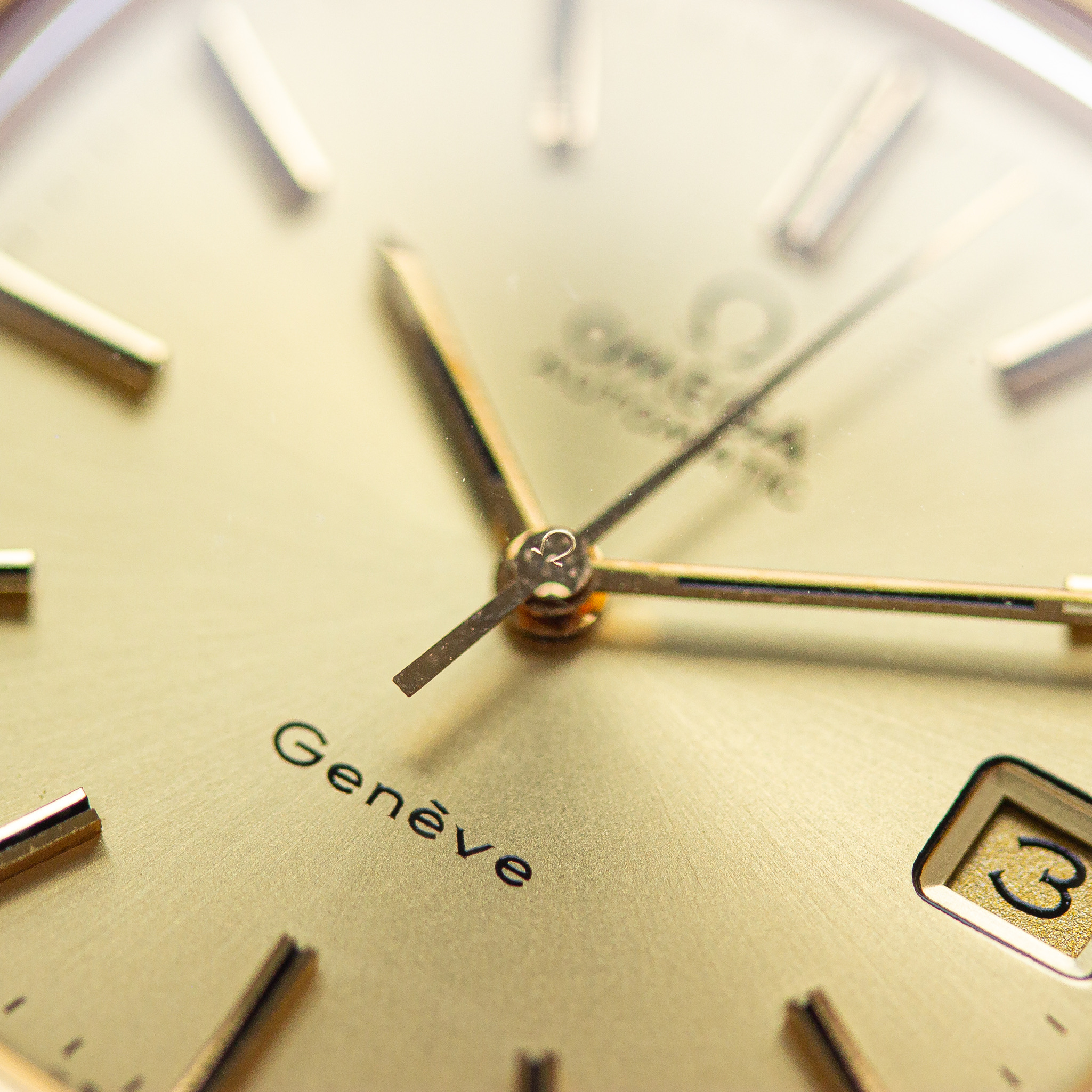 View of Omega Automatic Geneva ref 166.0190 cal 1012