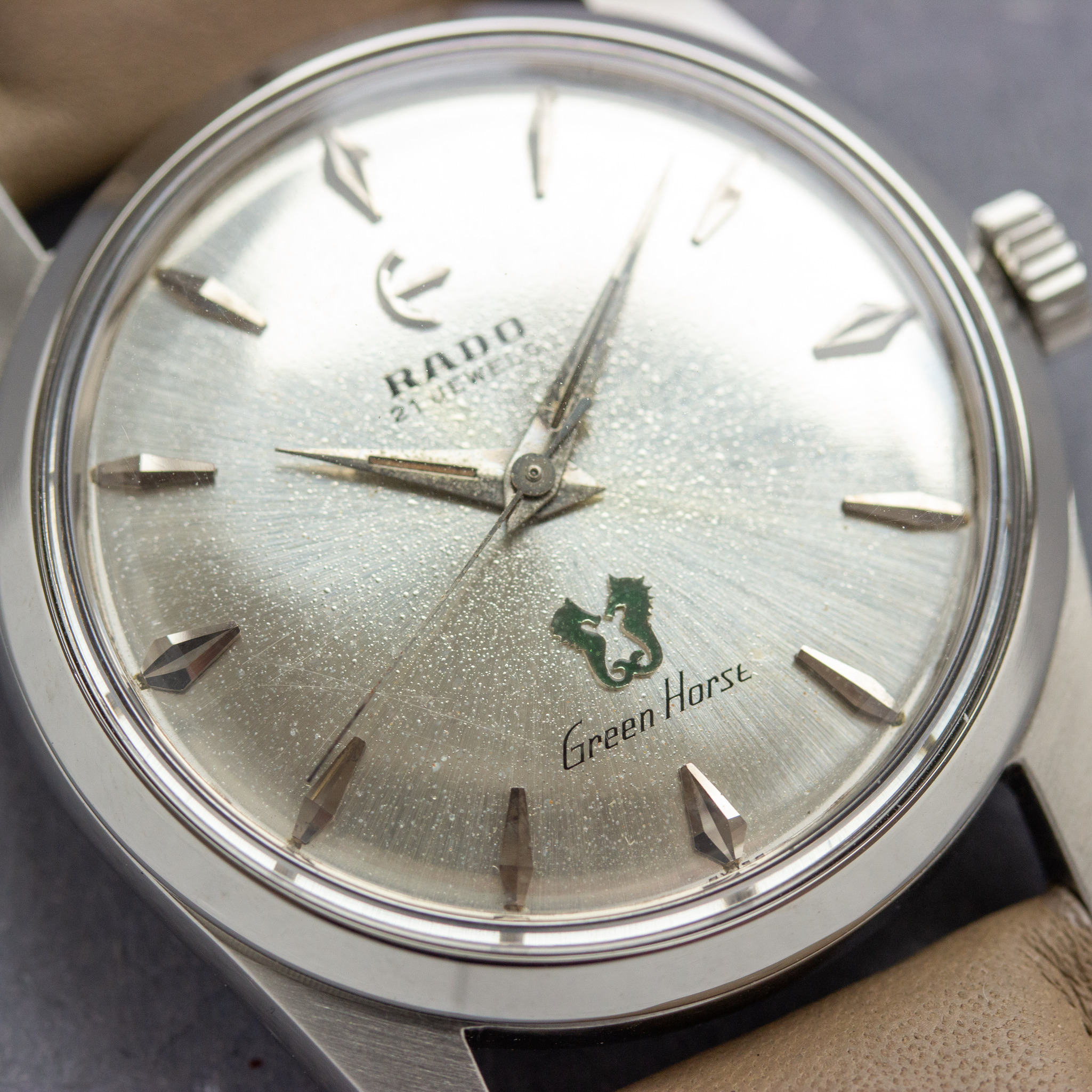 Vue de Rado 21jewels Green Horse AS 1702