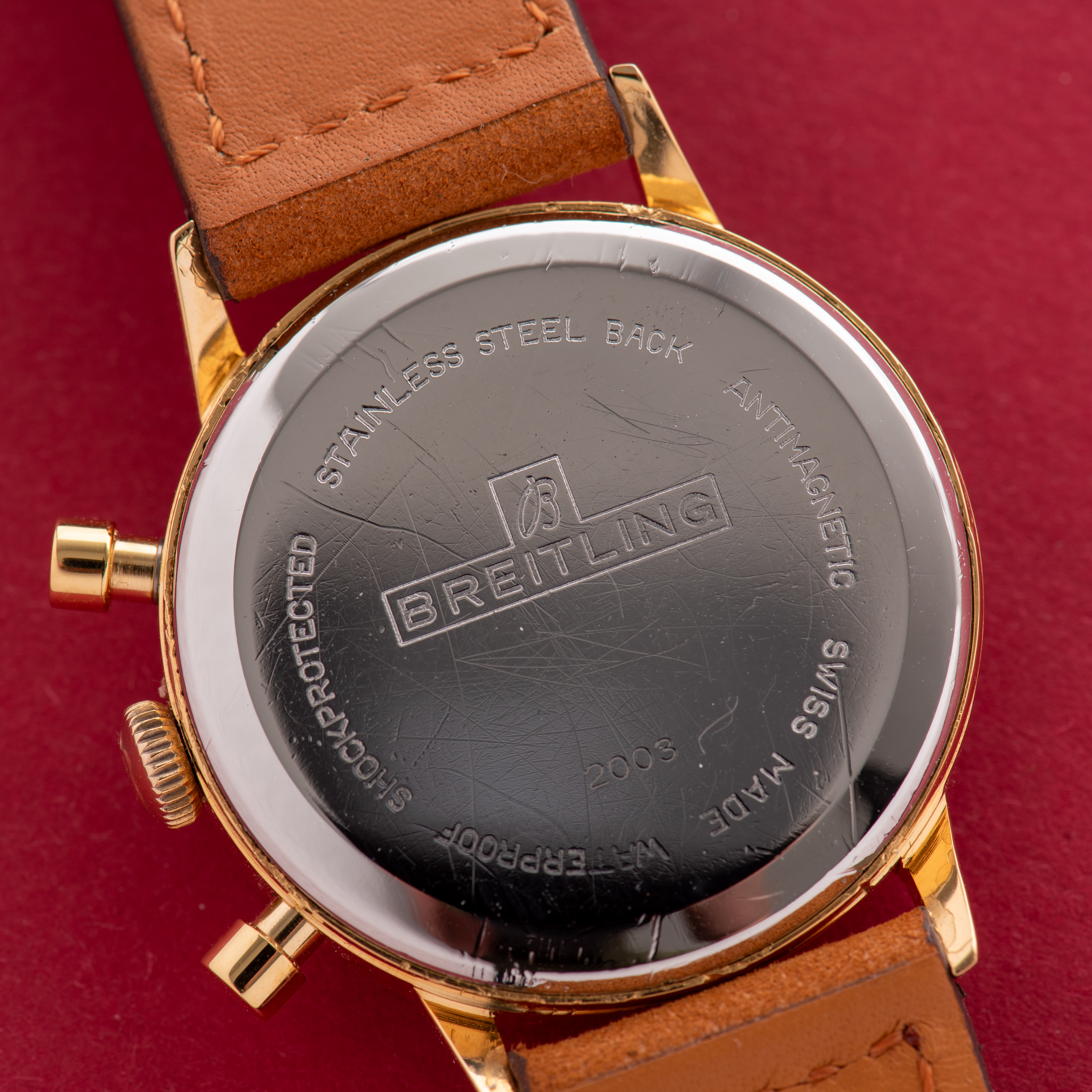 Zicht op Breitling Toptijd Chronograaf Venus 188 ref 2003
