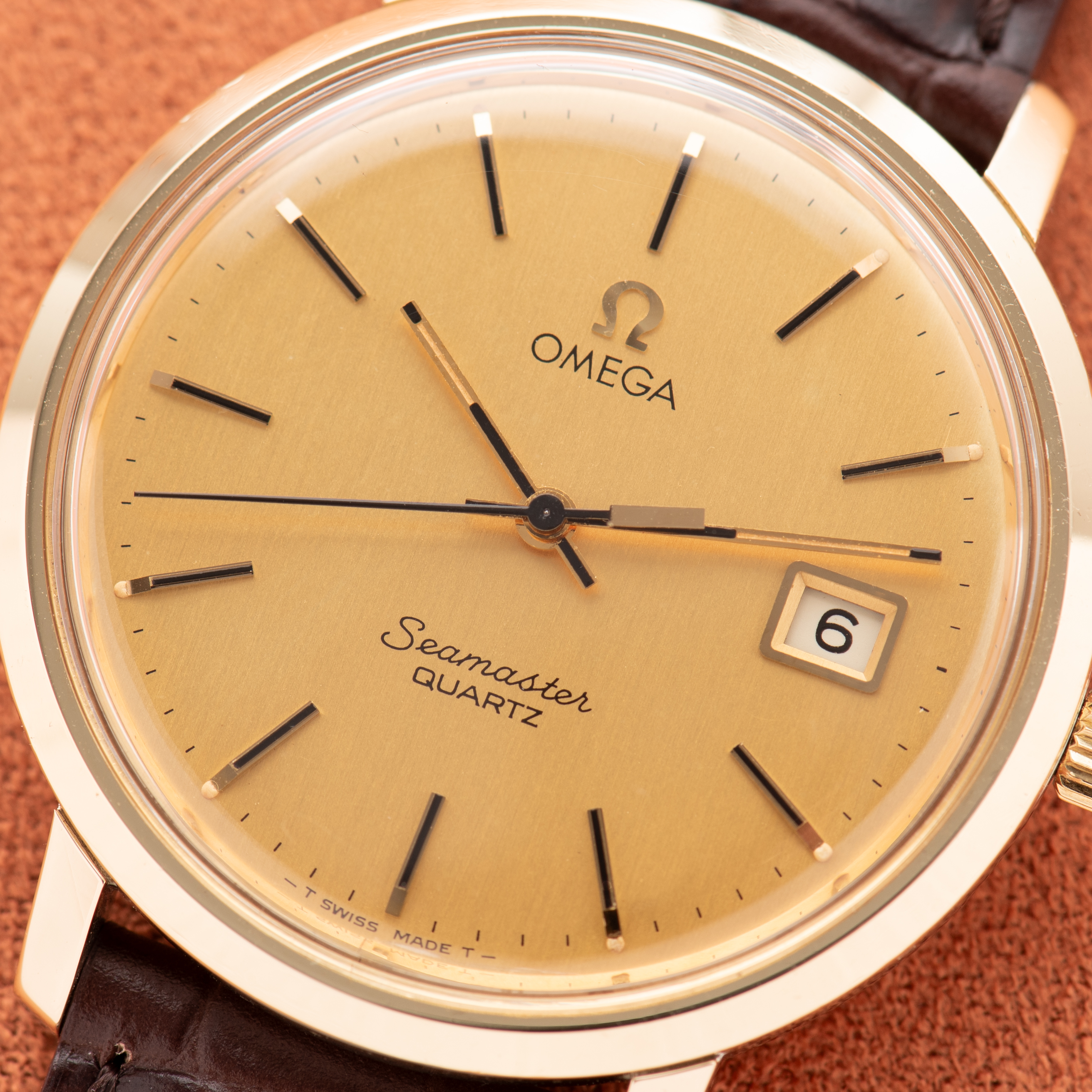 Vue de Omega Seamaster Quartz Gold capped/steel réf 196.4008 from 1979