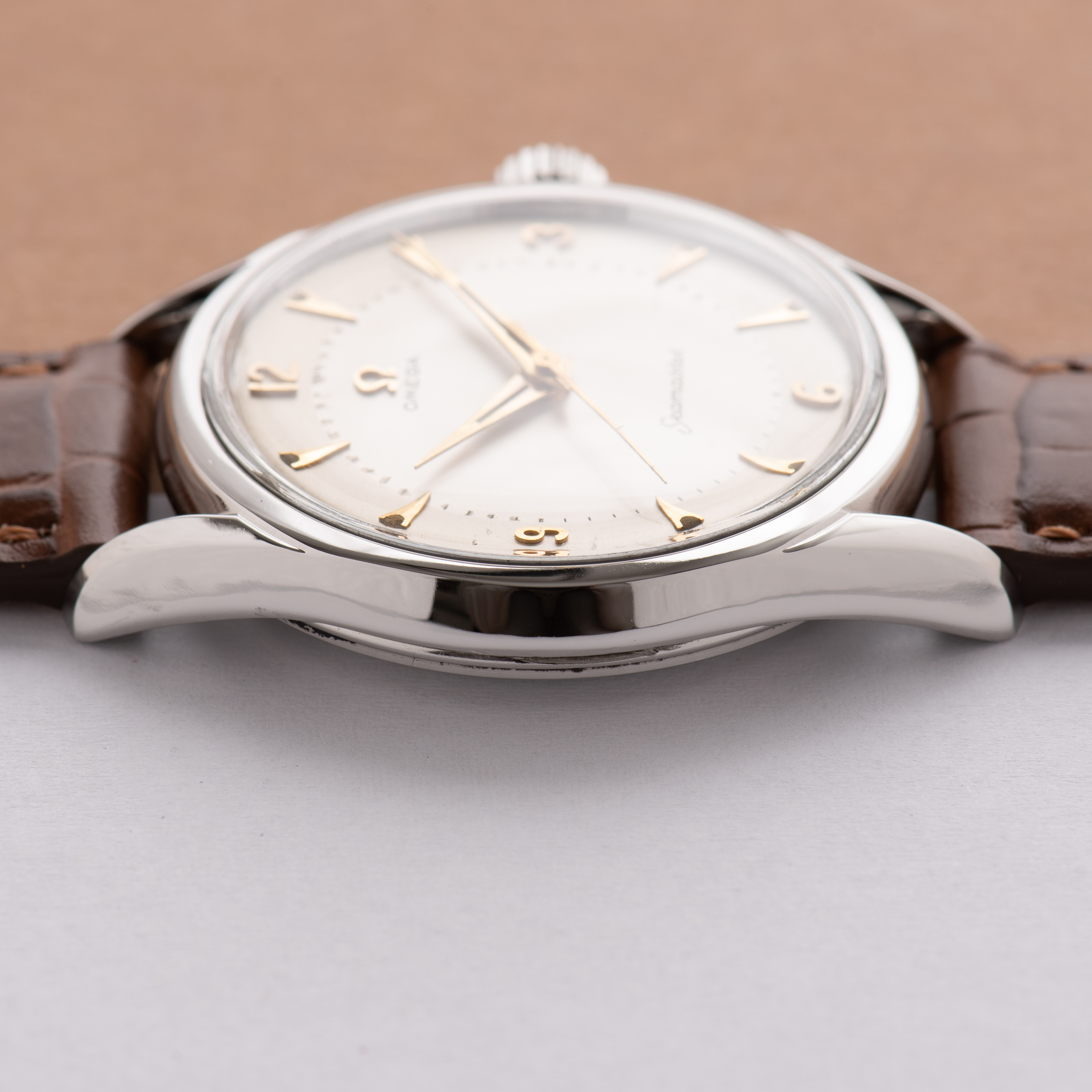 Zicht op Omega Seamaster réf 2792-5 SC cal 283 from 1954
