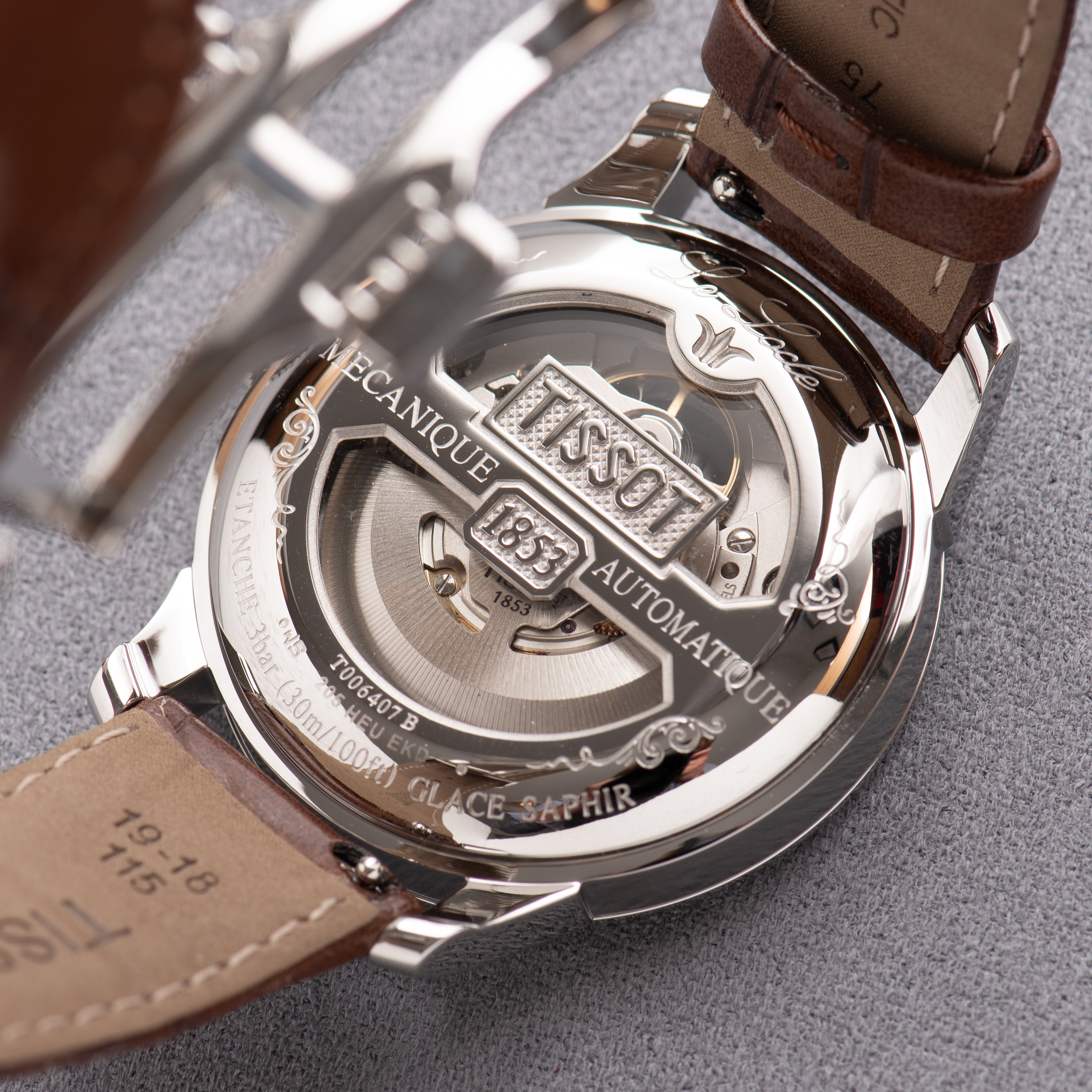 Vue de Tissot Le Locle Open Heart Like New Full Set Réf T006.407.16.033.01