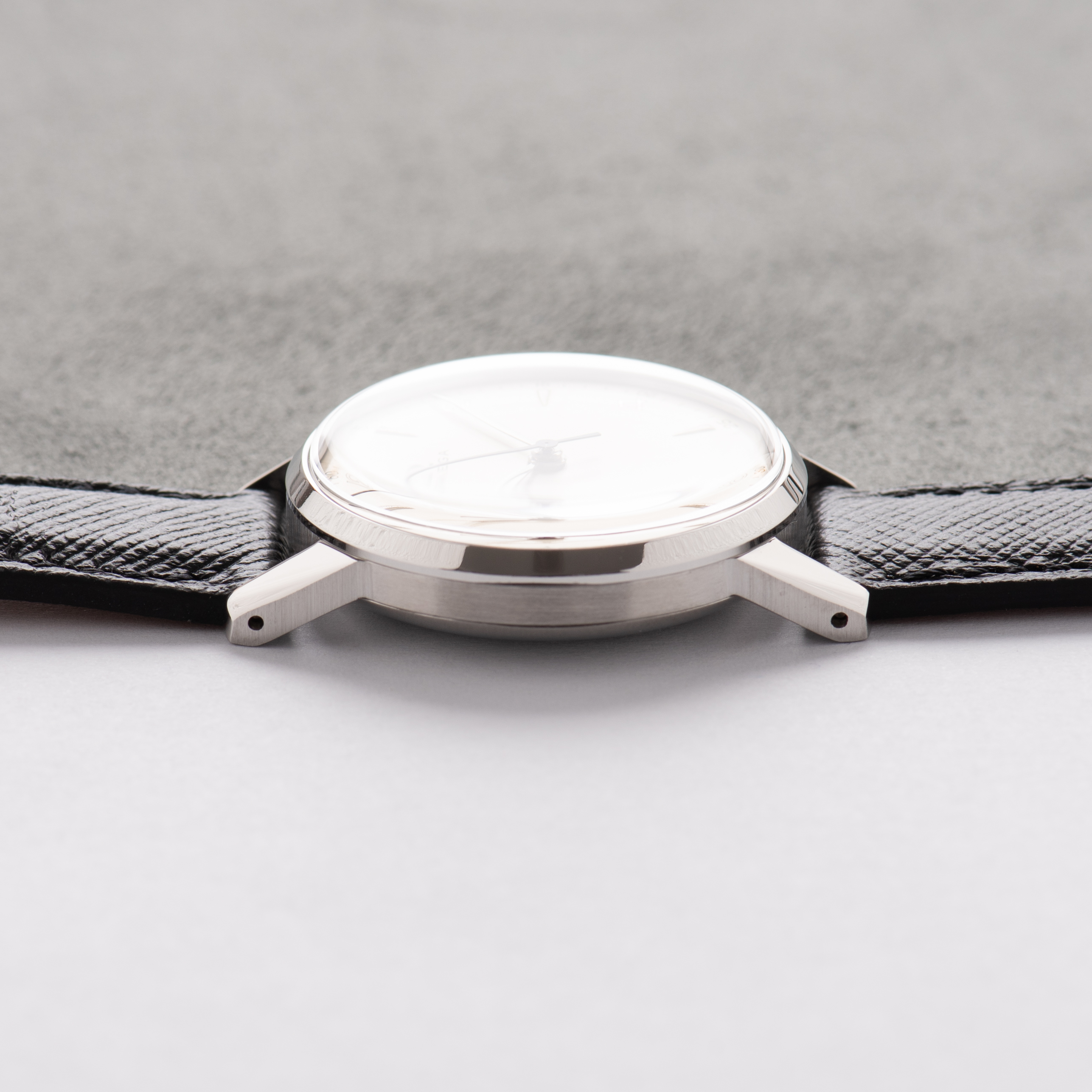 View of Omega Dress Watch Centre Seconds Arabic Dial ref 2496-1 from 1947