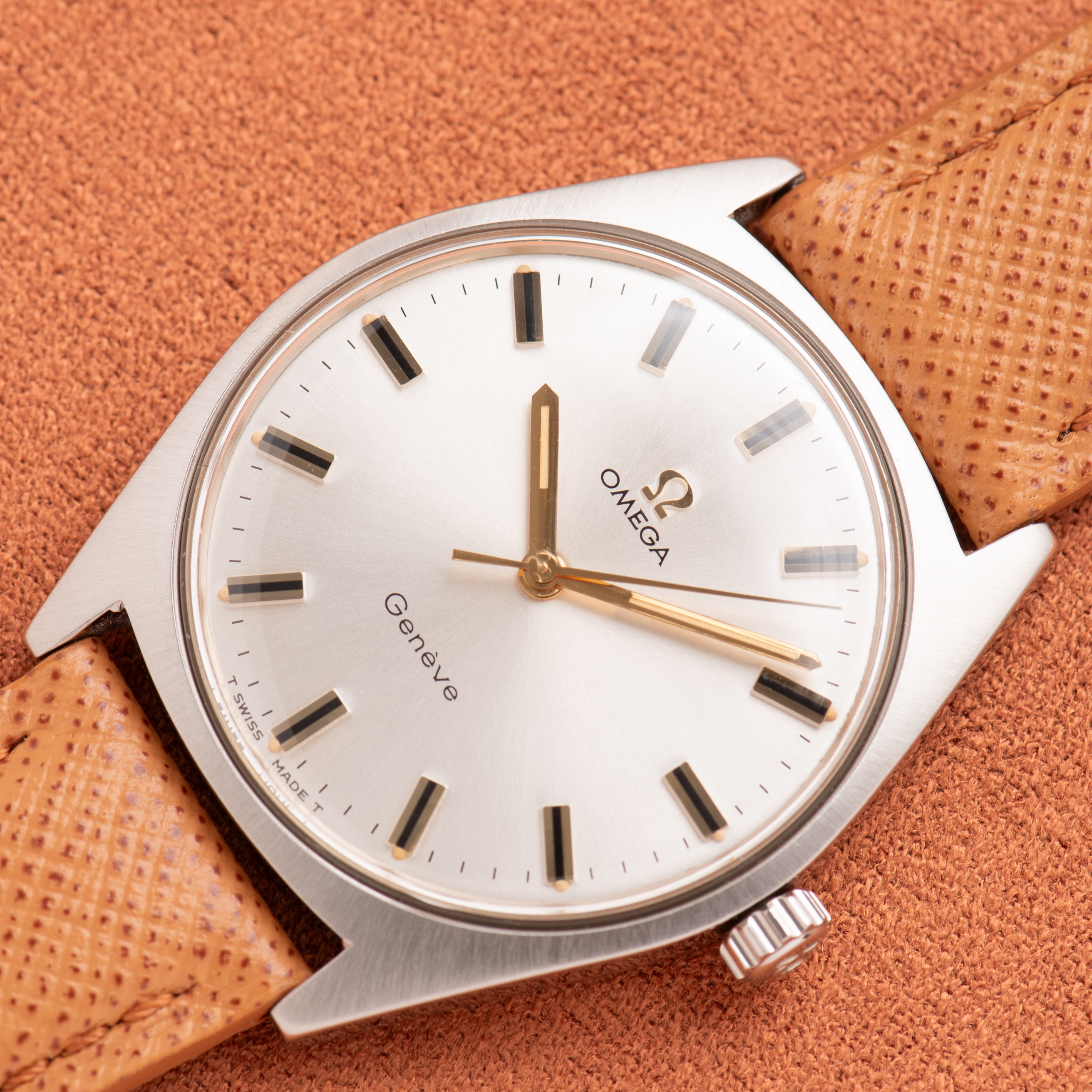 Zicht op Omega Genève mécanique réf 135.041 from 1969