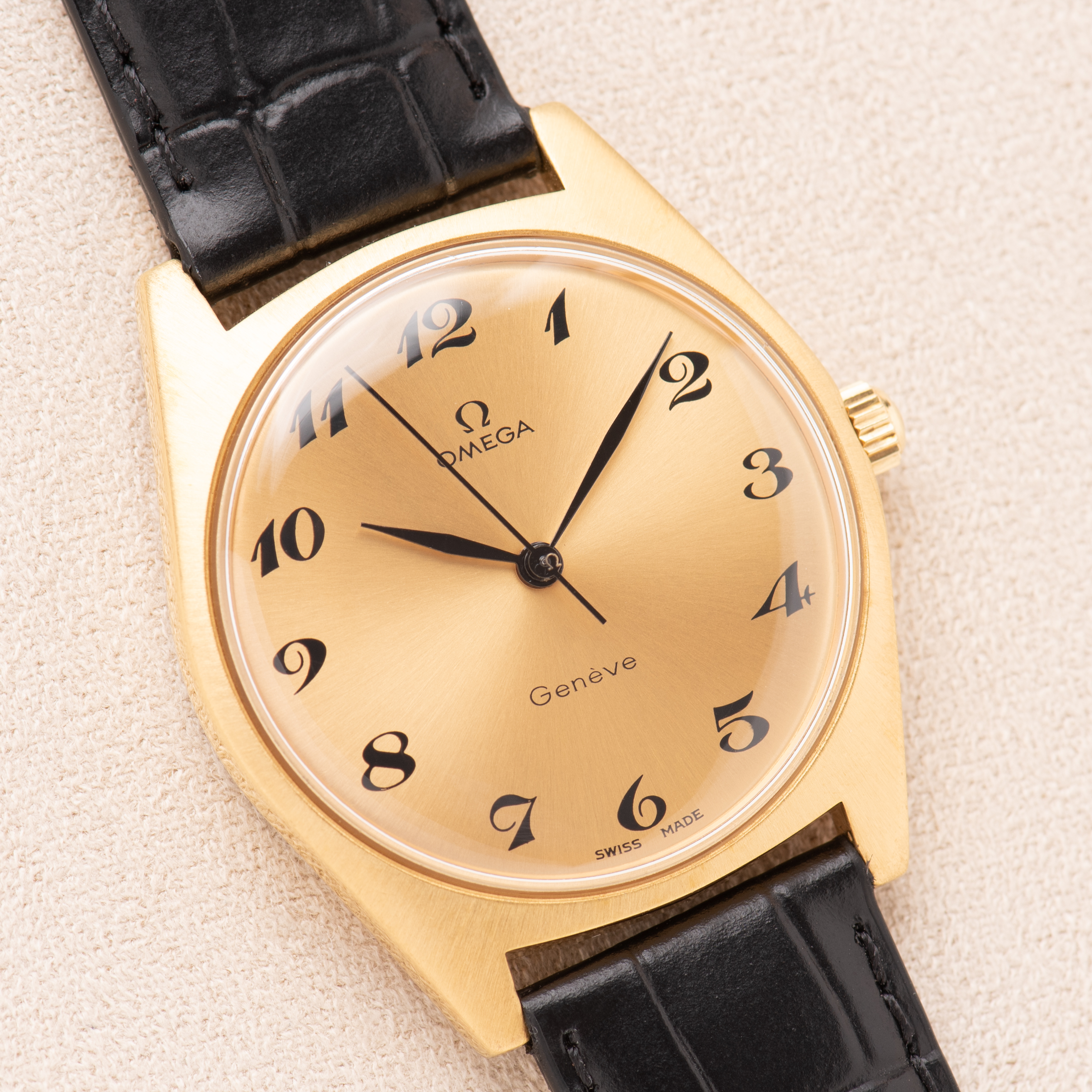 Vue de Omega Genève "Breguet Dial" GoldPlated réf 135.041 from 1968