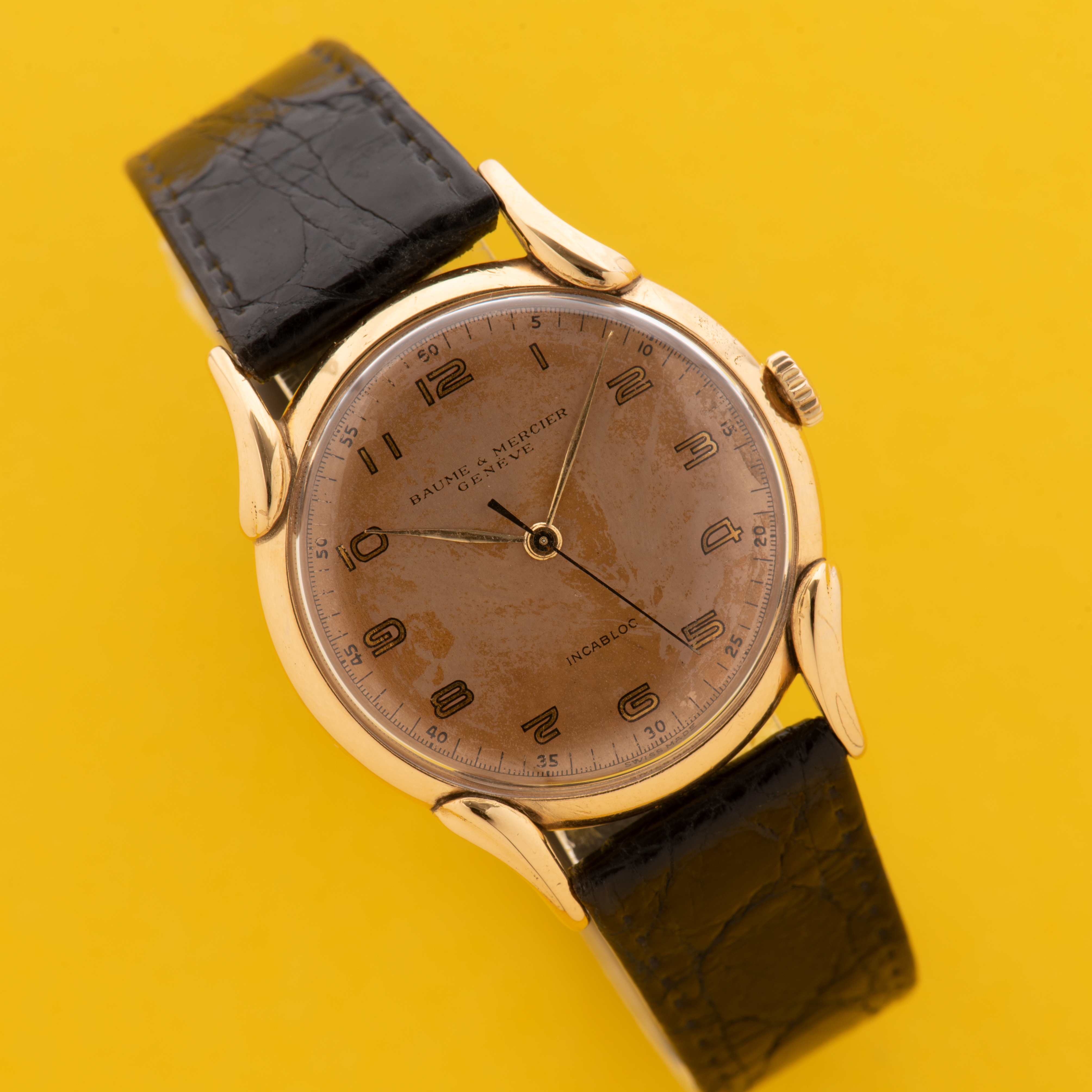 Vue de Baume & Mercier Genève Incabloc mécanique