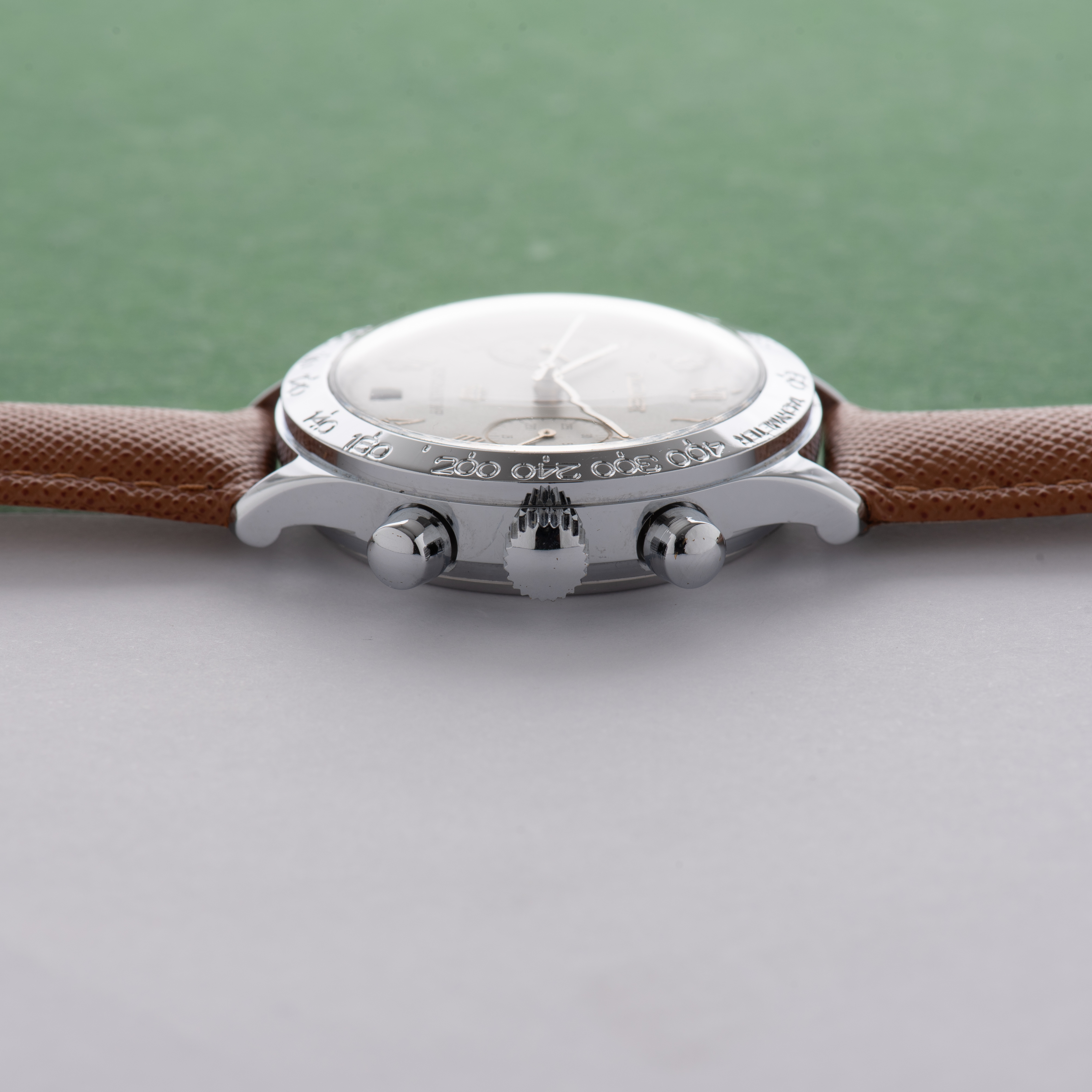 Zicht op Poljot Movet Chronograph 3133 Nieuwe oude voorraad