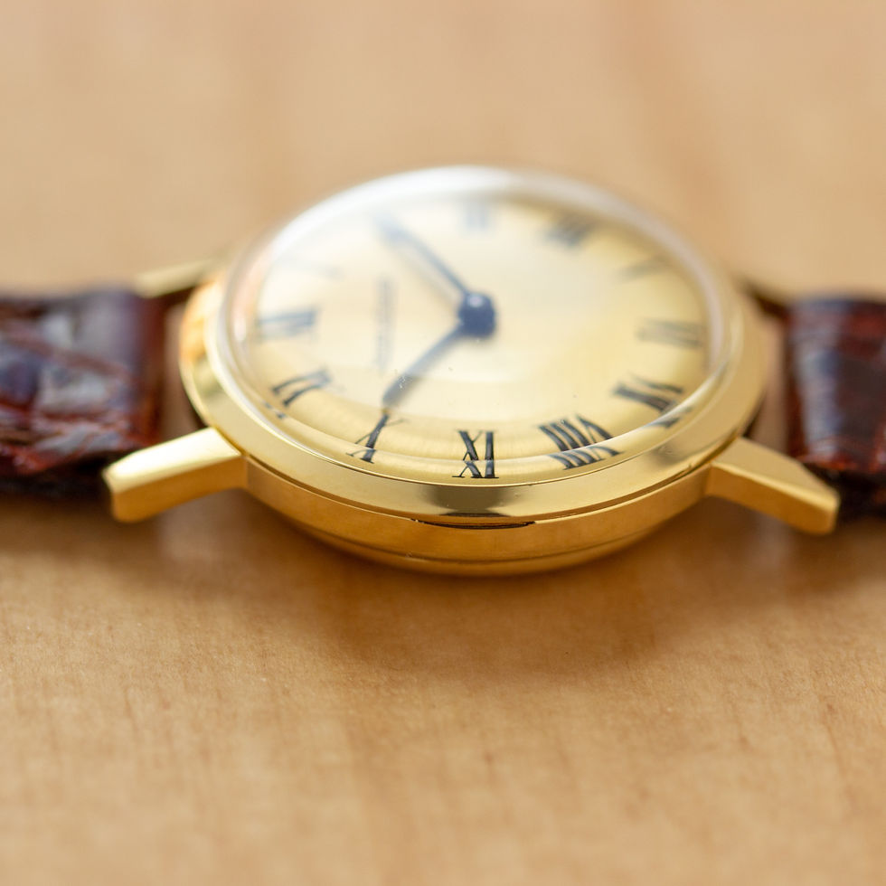 Miniature : Jaeger LeCoultre en or 18k réf 1689 K840