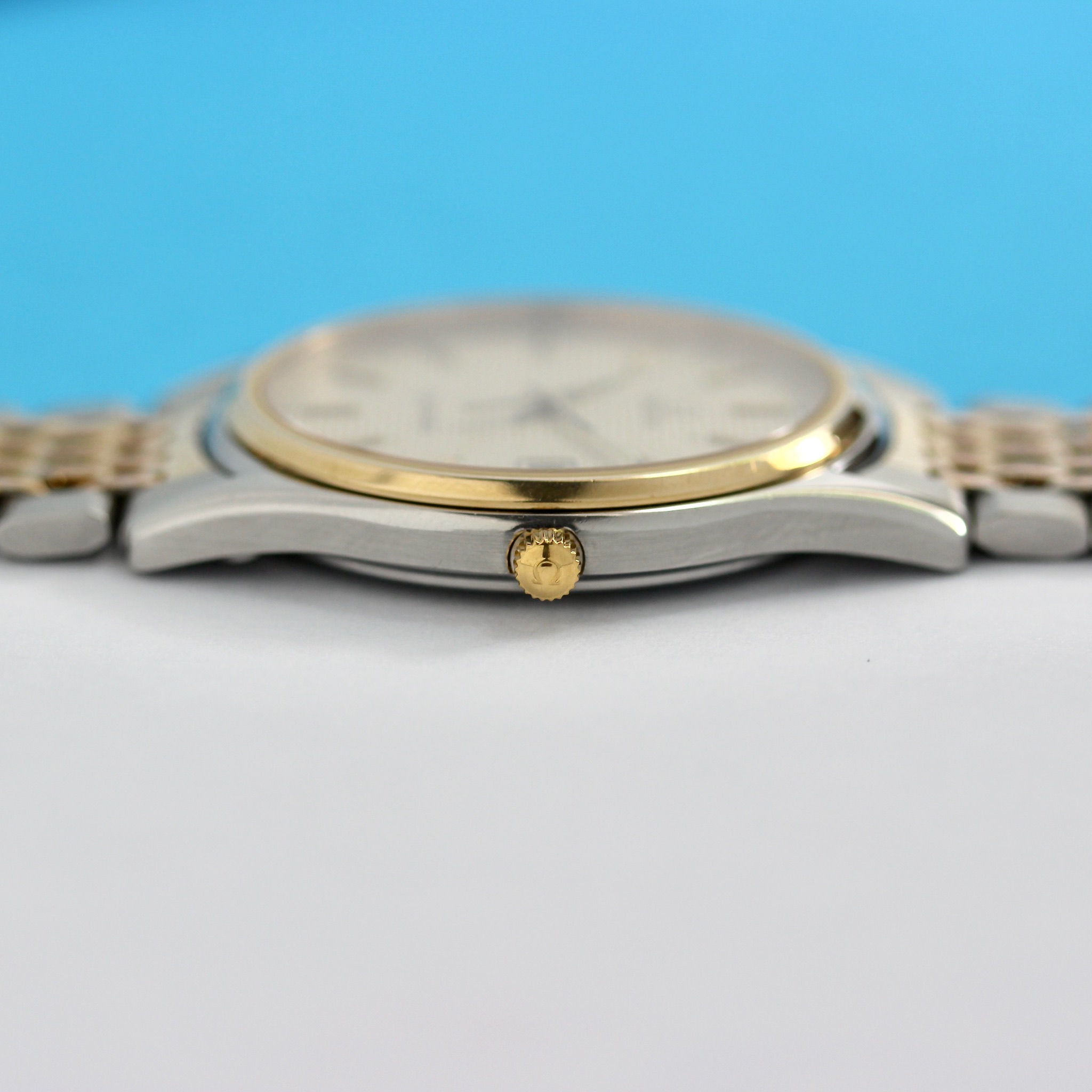 Zicht op Omega Seamaster ref 196,0251 396.1010 cal 1340