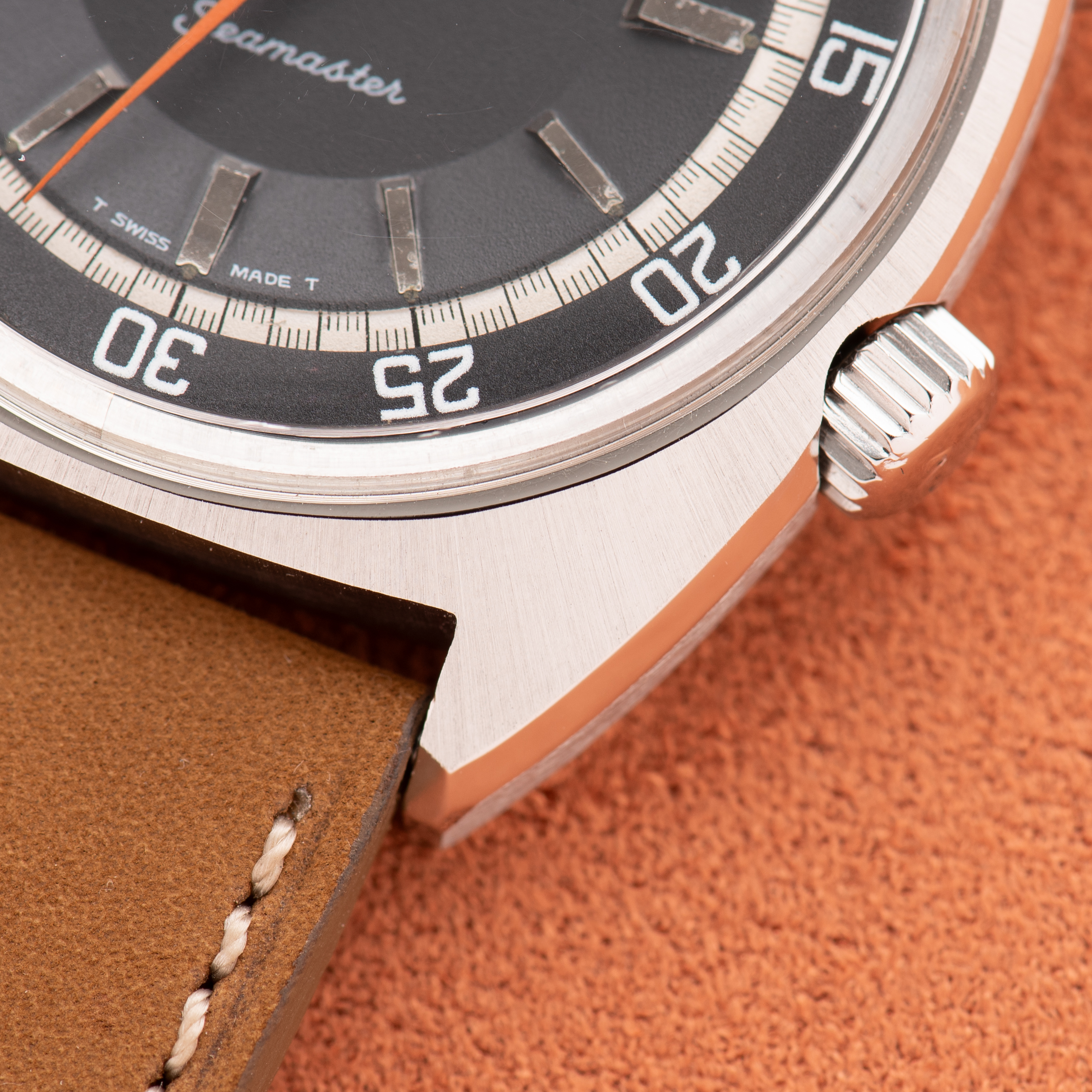 Zicht op Omega Chronostop Seamaster cal 865 réf 145.008 from 1969