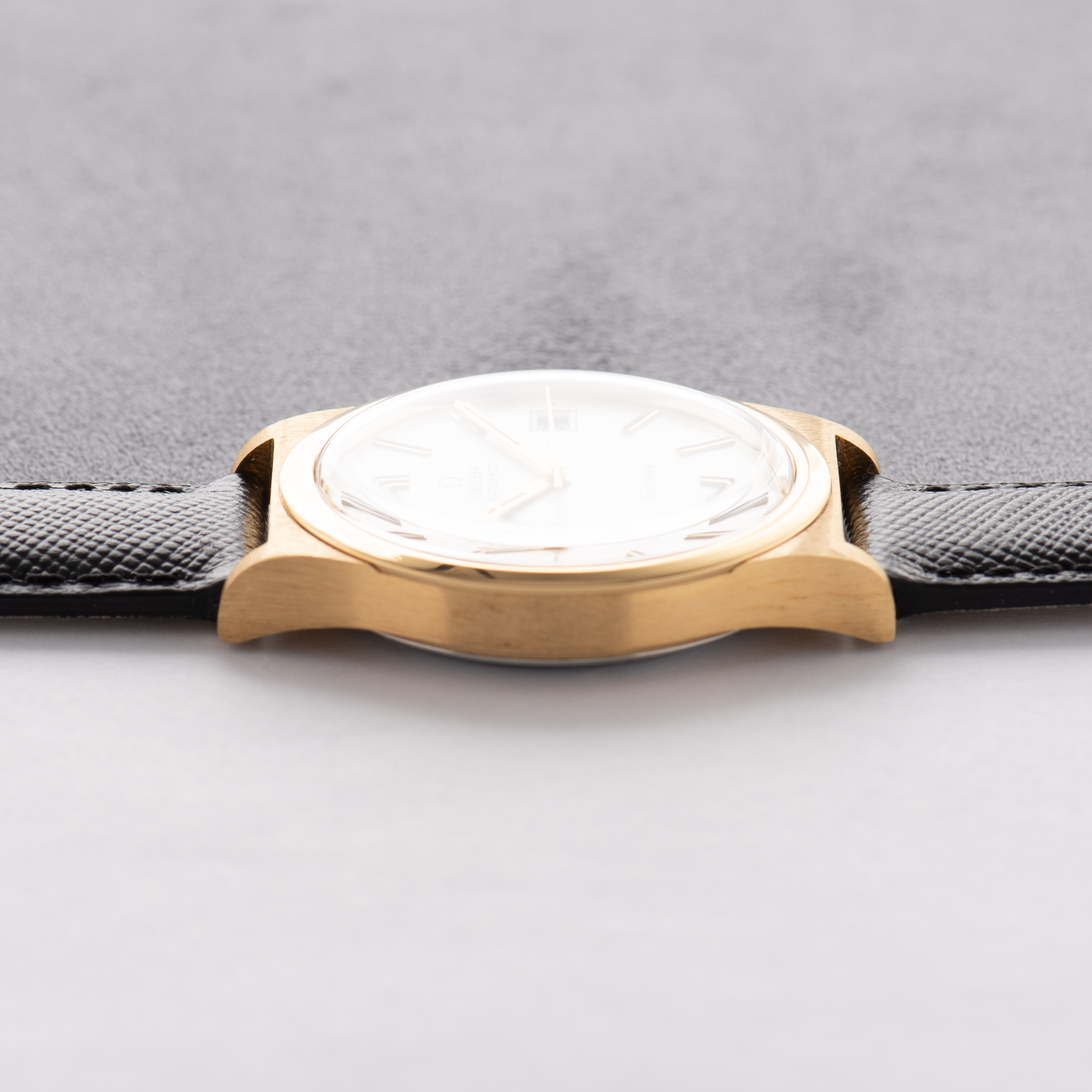 View of Omega Geneva Automatic Date Ref 166.0168 from 1973