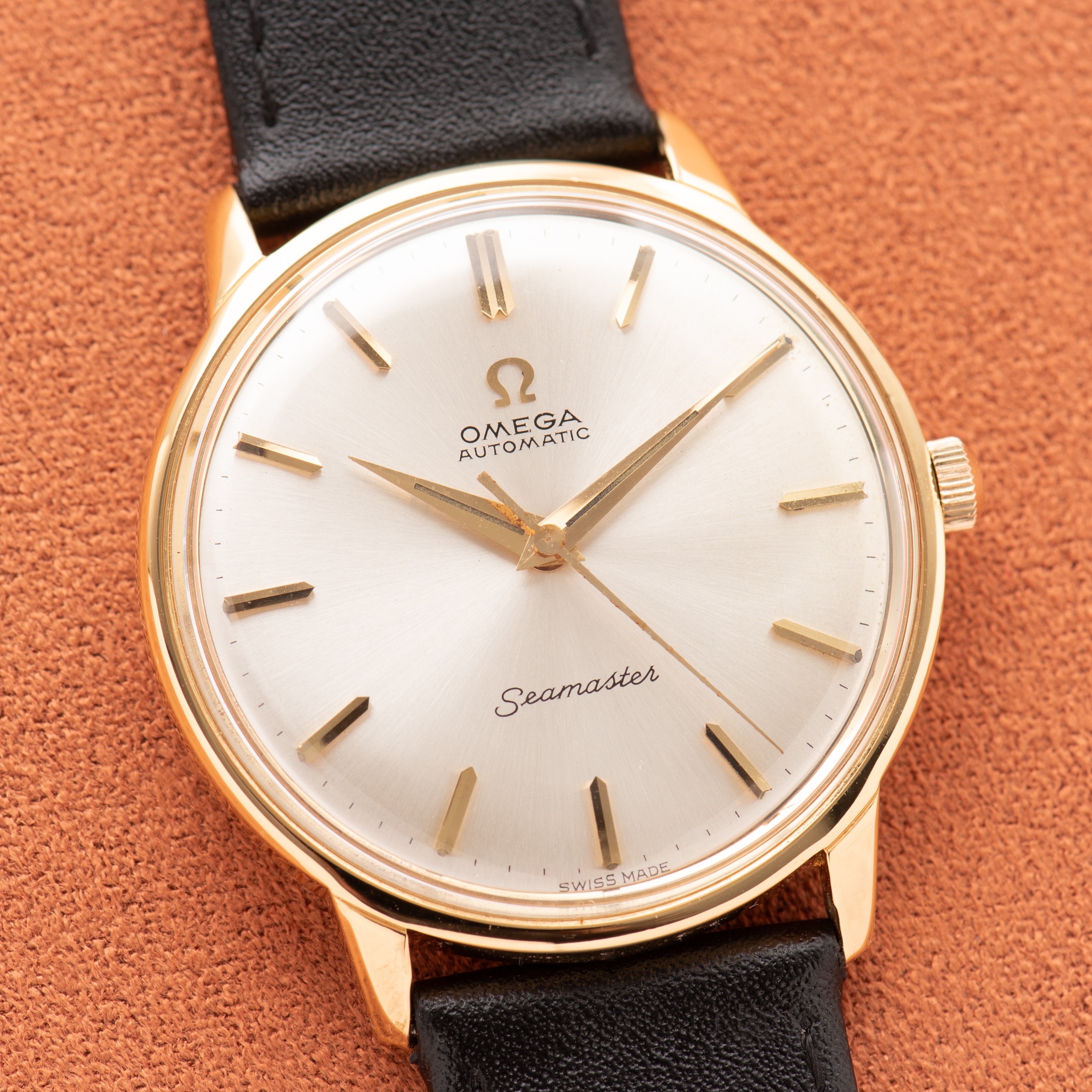 View of Omega Automatic Seamaster Gold Plated/steel Réf 165.001 from 1962