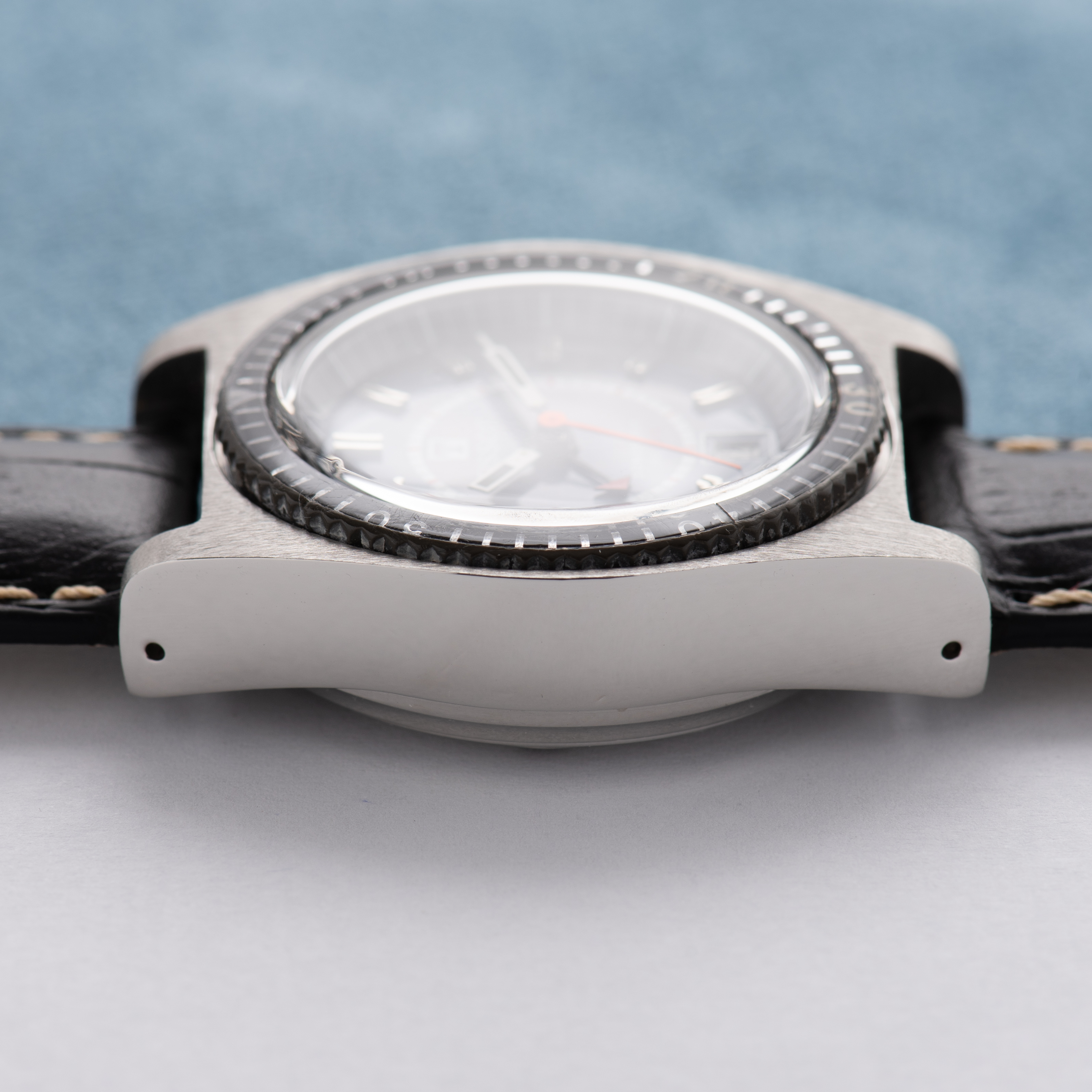 Vue de Tissot Sonorous PR516 Blue dial AS 1930 from 1970'