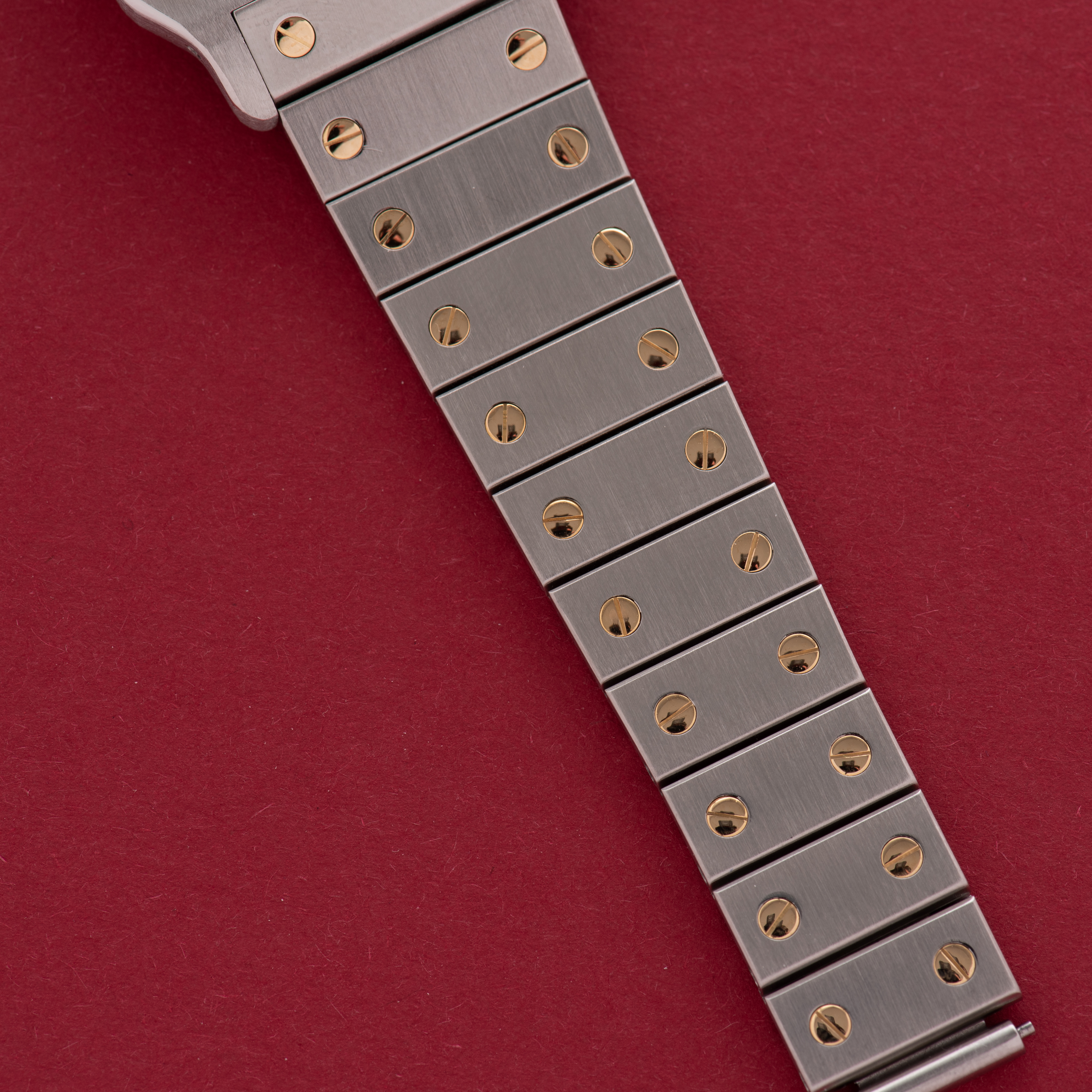 Vue de Cartier Santos Galbée or/acier réf 2961