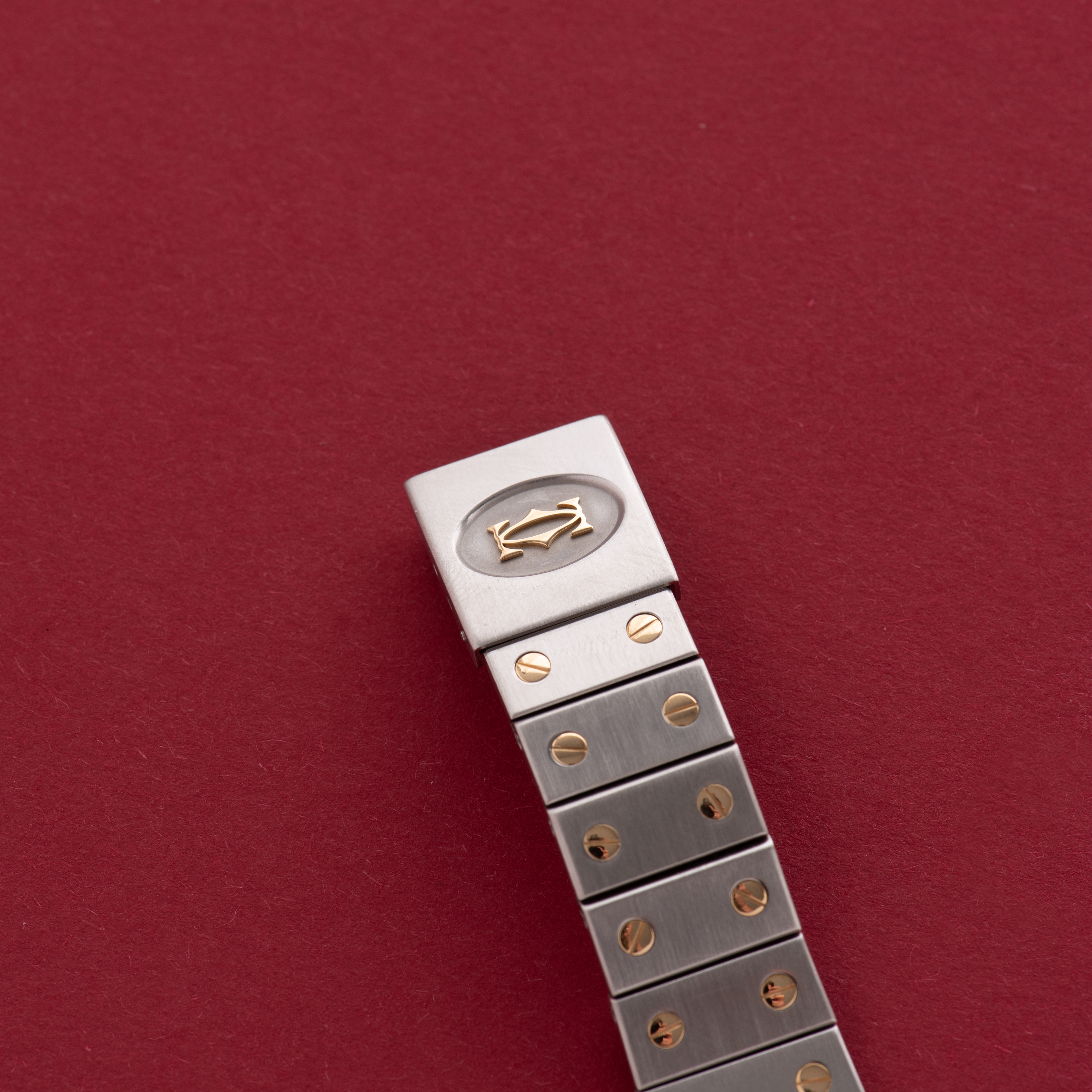 Vue de Cartier Santos Galbée or/acier réf 2961