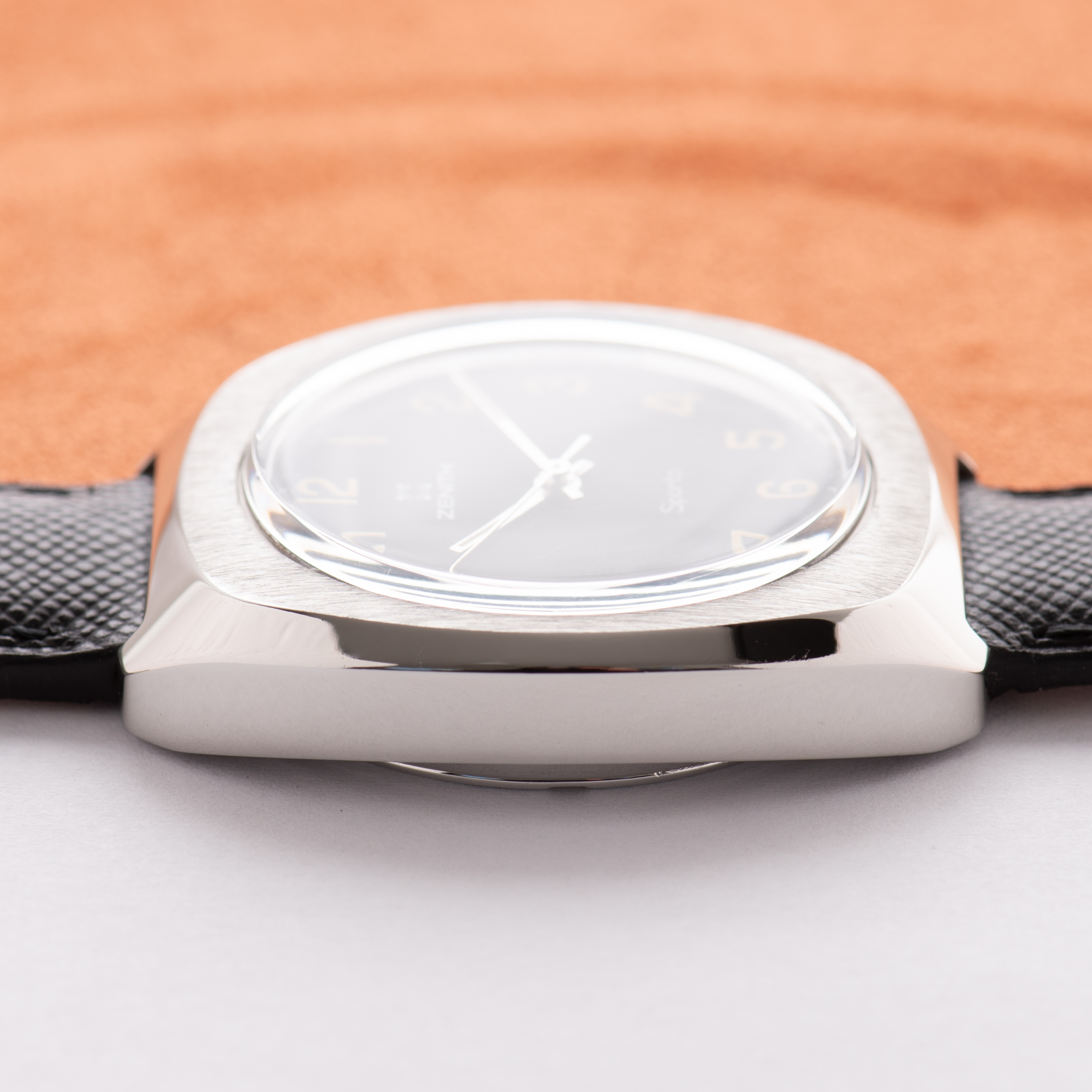 View of Zenith Sporto Mat Black Tritium Dial Réf 01 1496 360