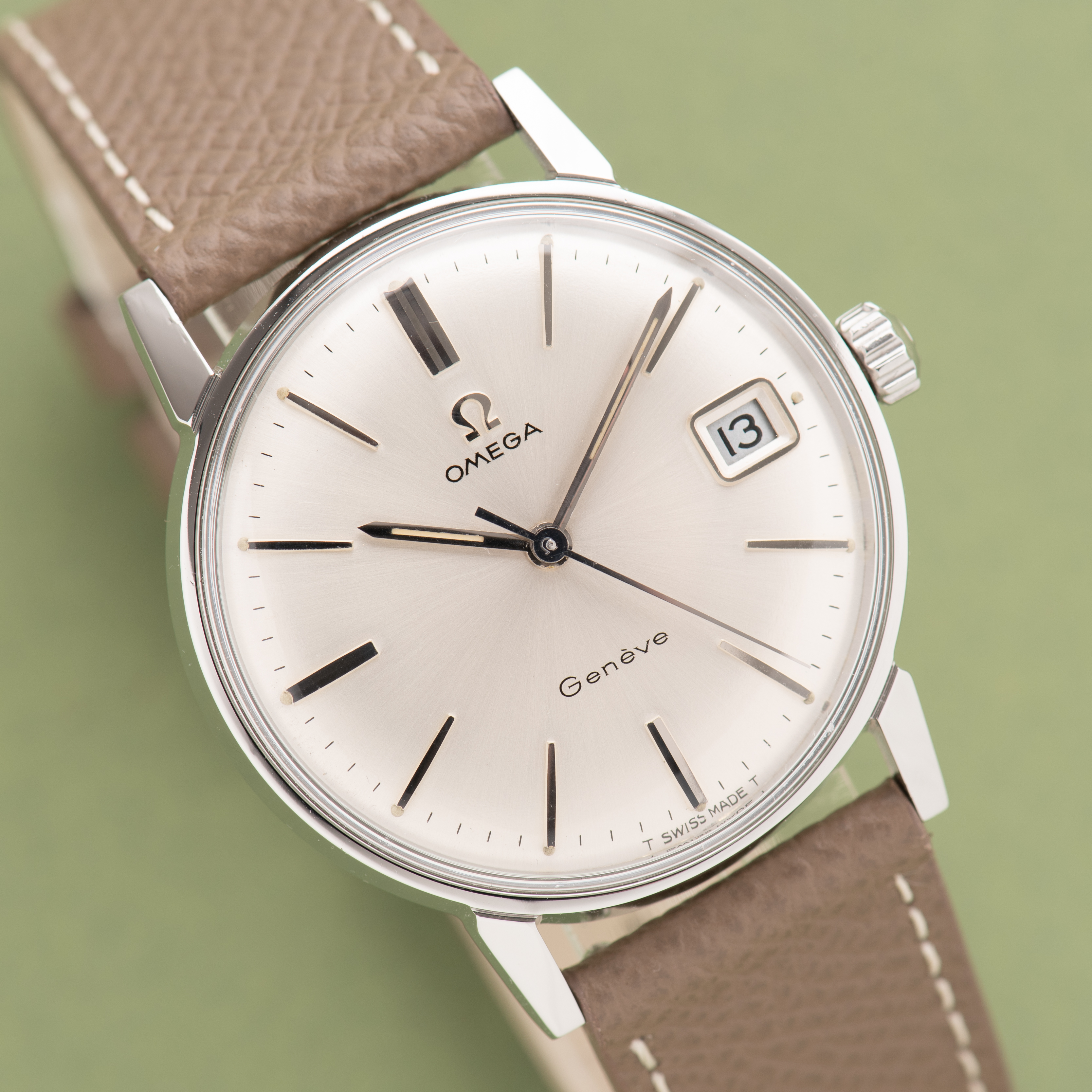 Vue de Omega Genève Date réf 136.011 from 1968